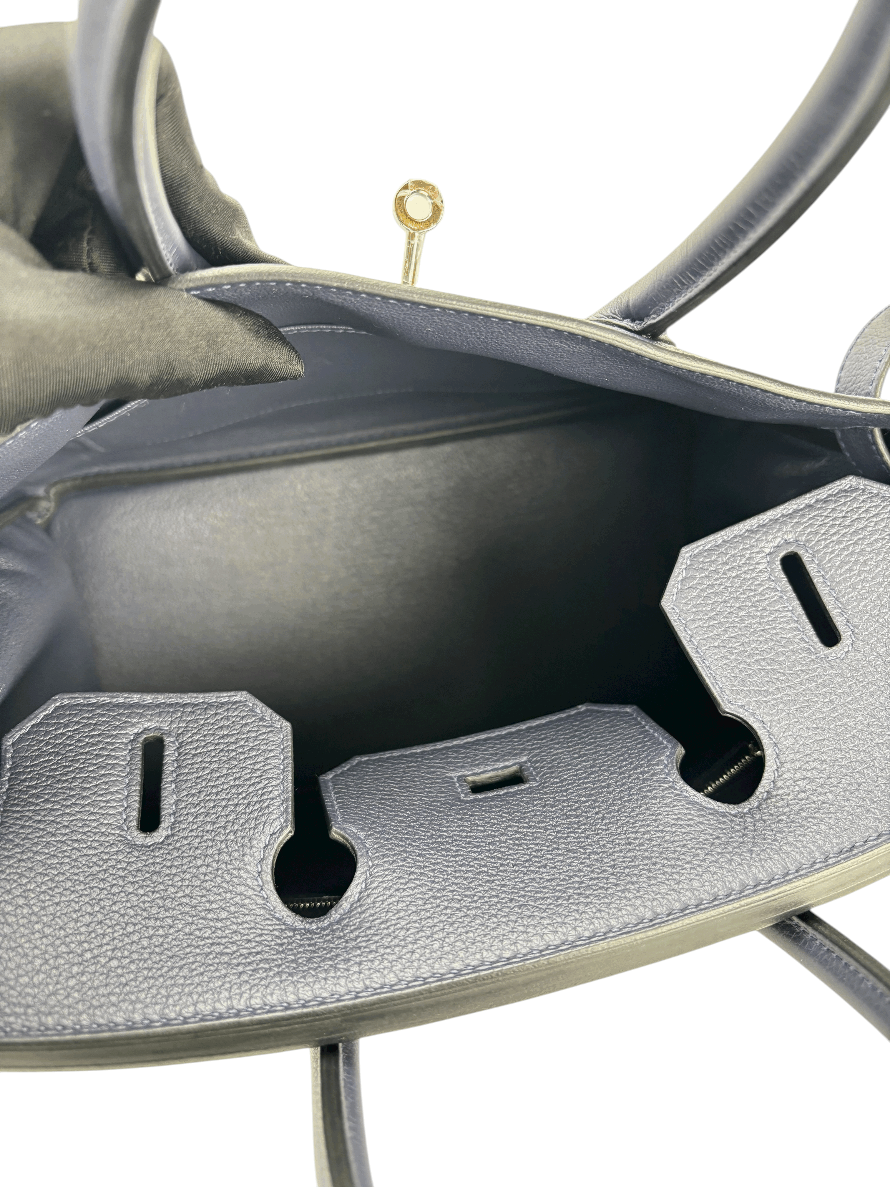 HERMES - Birkin 30 Bleu Nuit Togo Palladium Hardware 