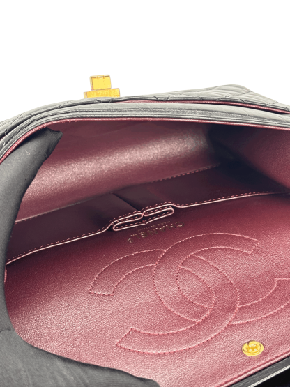 CHANEL - 2.55 Reissue 225 Flap Black Calfskin Gold Hardware