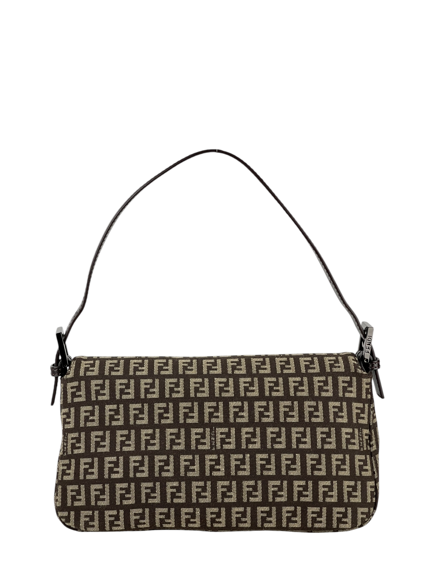FENDI - Beige Zucchino Mamma Baguette Hand Bag 