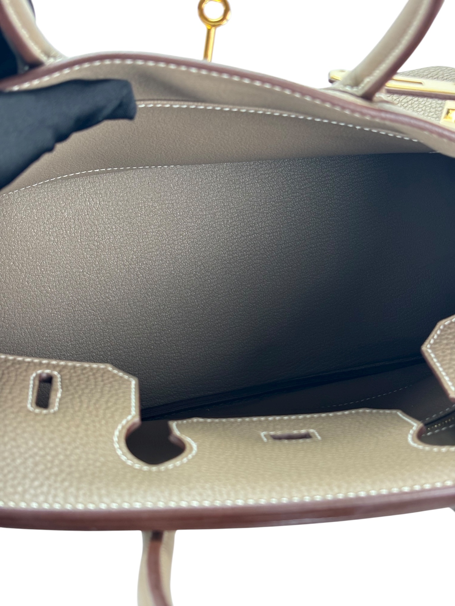 HERMES - Birkin 30 Etoupe Togo Gold Hardware 