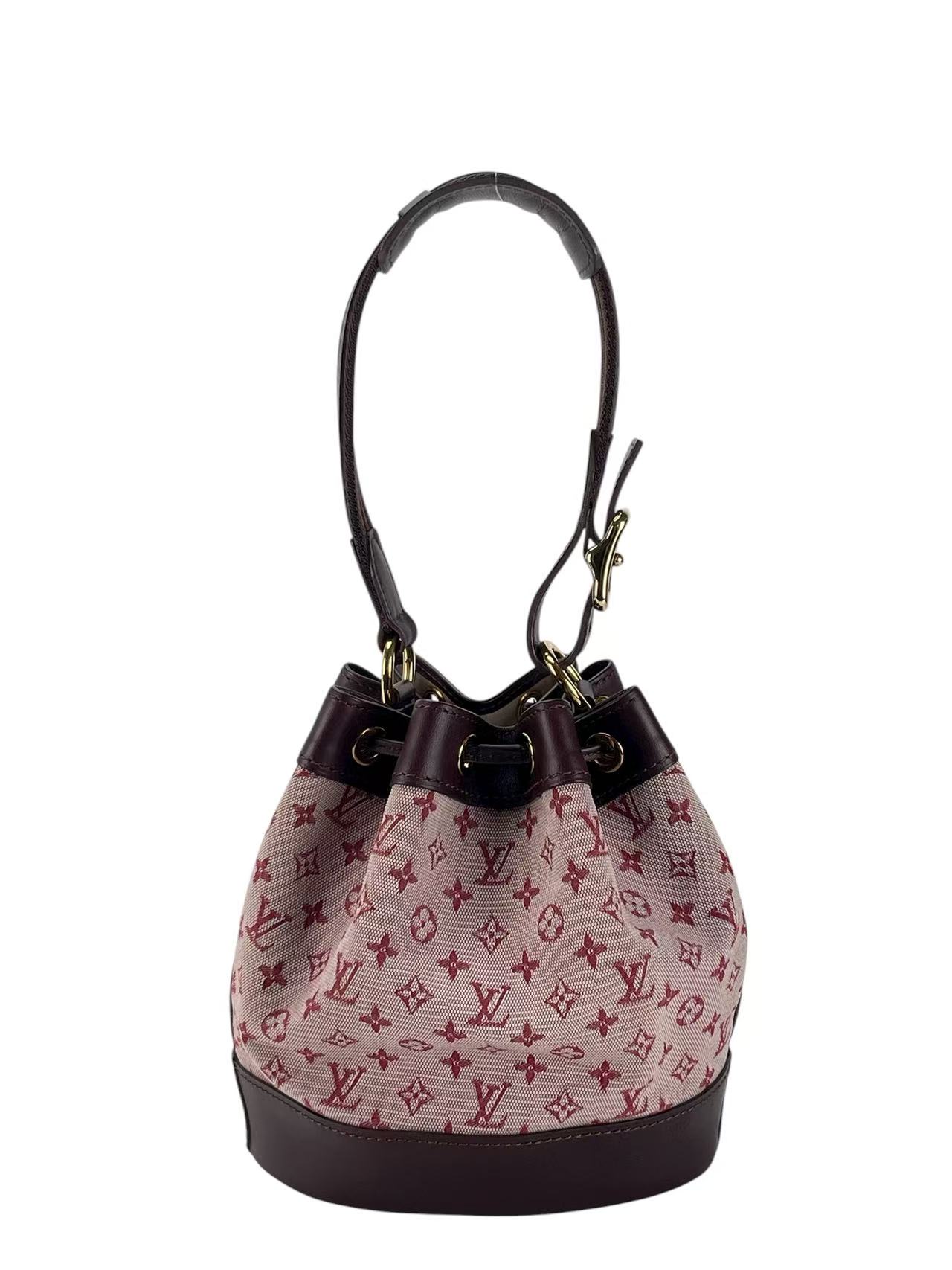 LOUIS VUITTON - Red Mini Noelie Monogram Handbag 