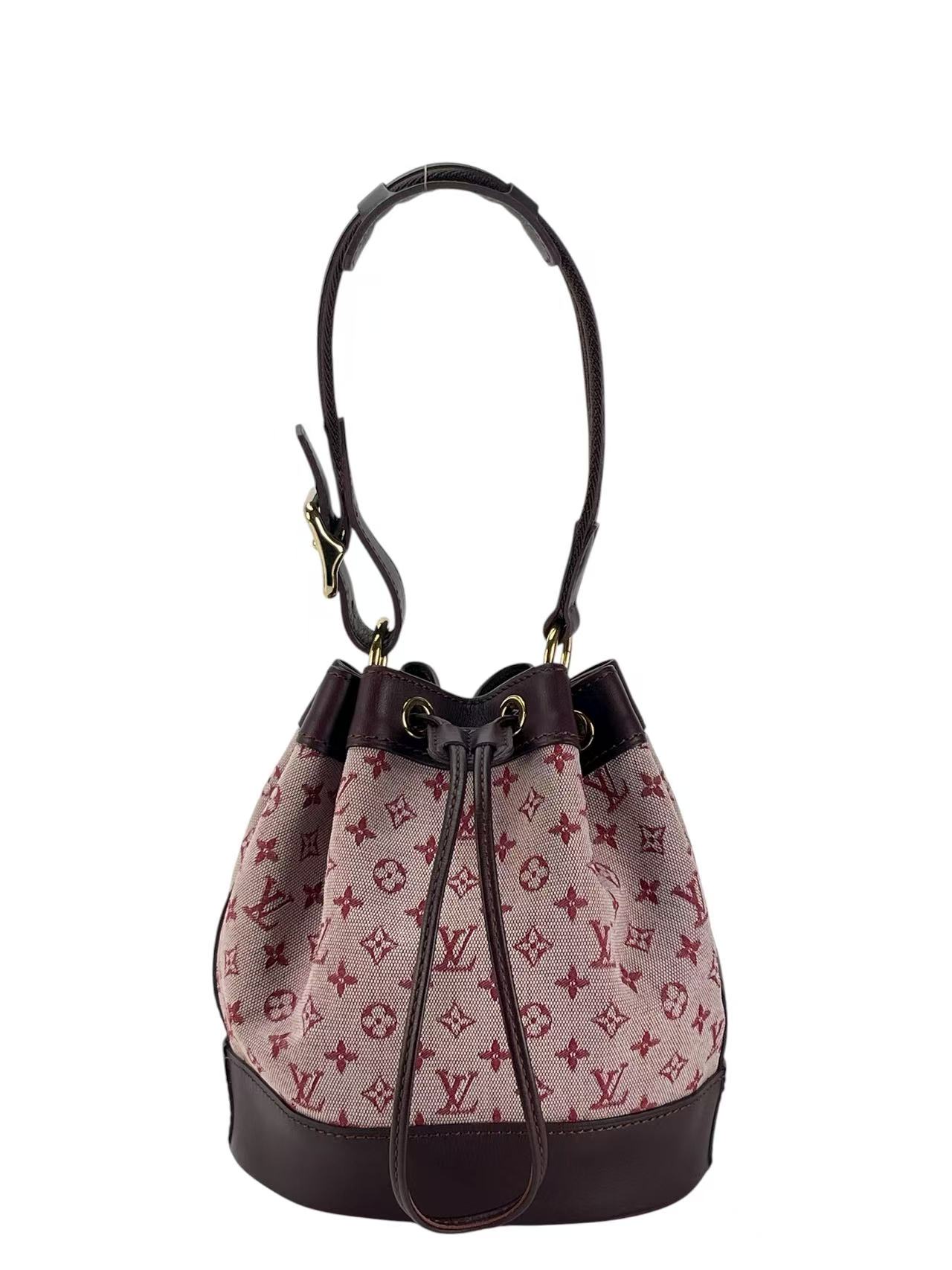 LOUIS VUITTON - Red Mini Noelie Monogram Handbag 