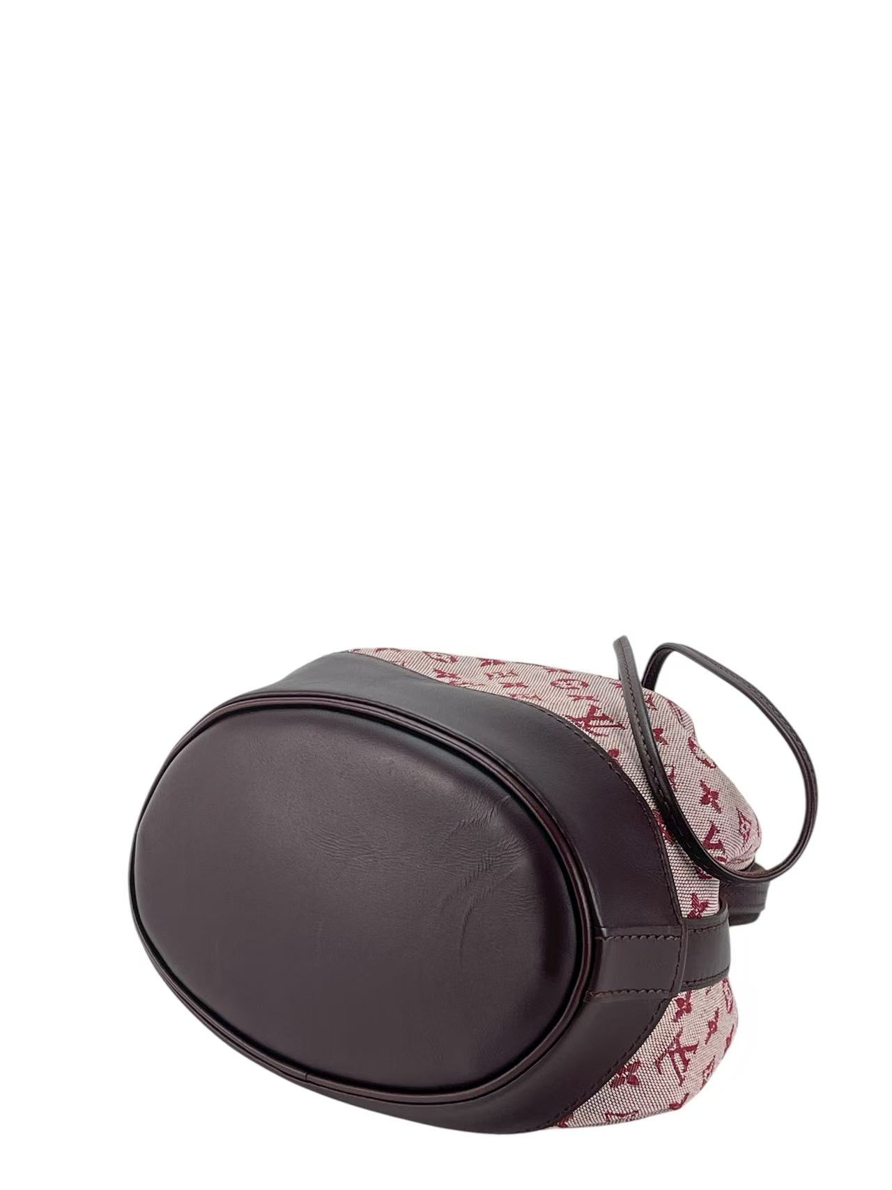 LOUIS VUITTON - Red Mini Noelie Monogram Handbag 