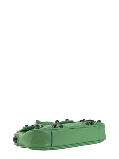 BALENCIAGA - Light Green Calfskin Le Cagole Sling Xs Shoulder Bag