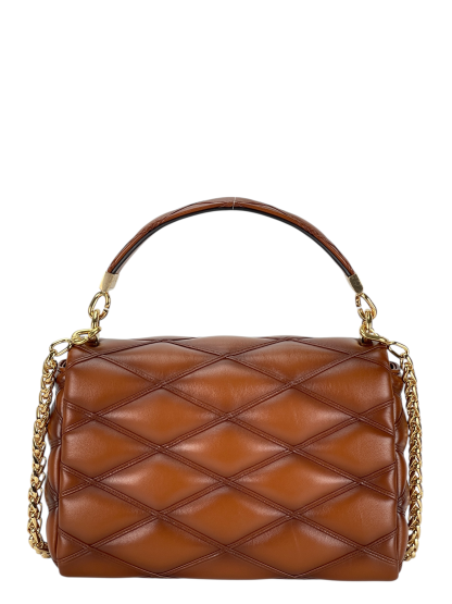 LOUIS VUITTON - Caramel Lambskin Quilted Shoulder Bag