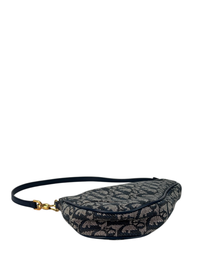 CHRISTIAN DIOR - Navy Trotter Saddle Handbag