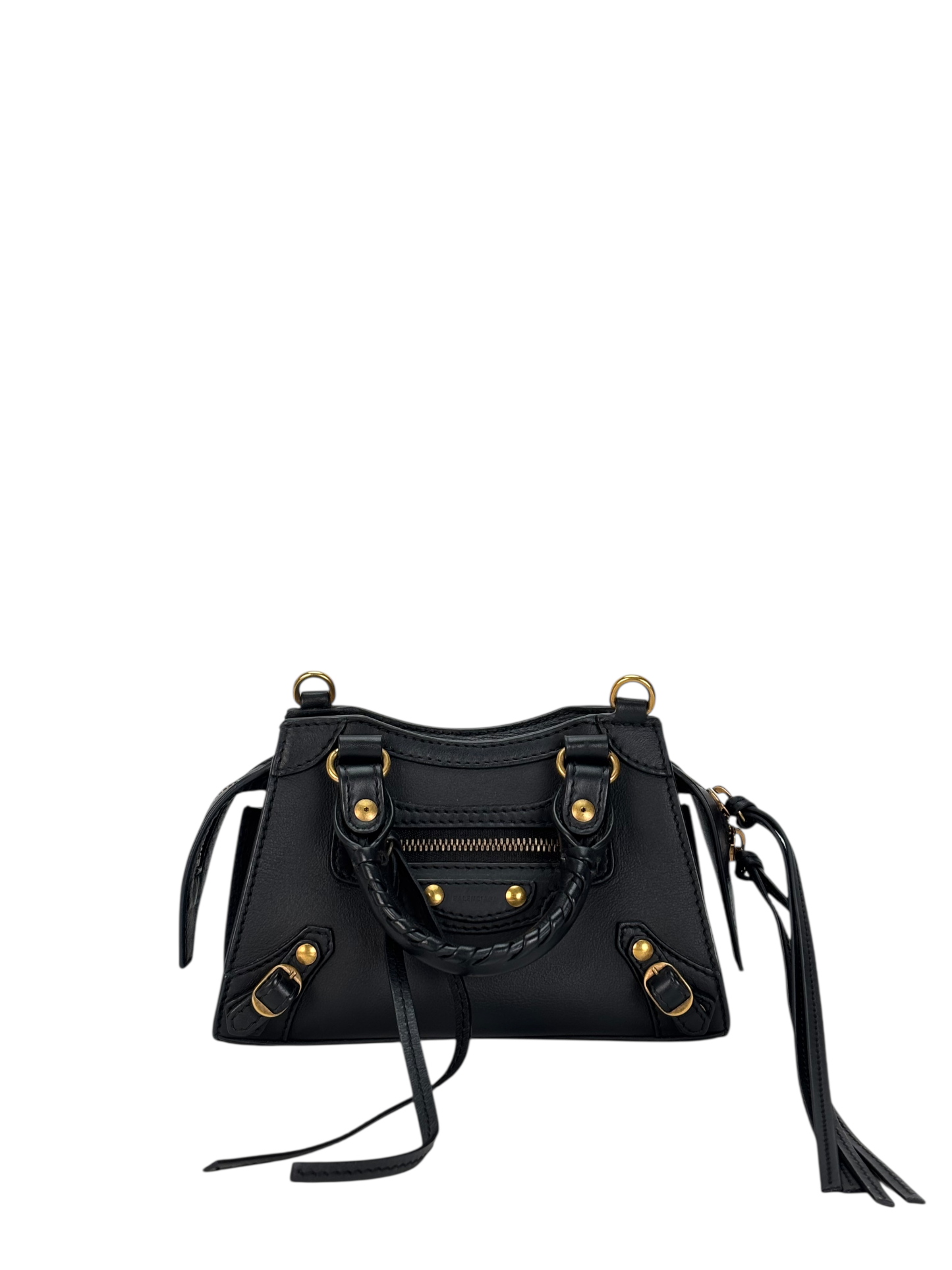 BALENCIAGA - Black Calfskin Neo Classic City Mini Bag