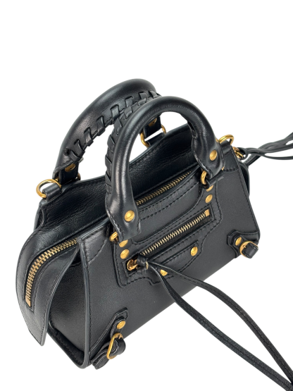 BALENCIAGA - Black Calfskin Neo Classic City Mini Bag