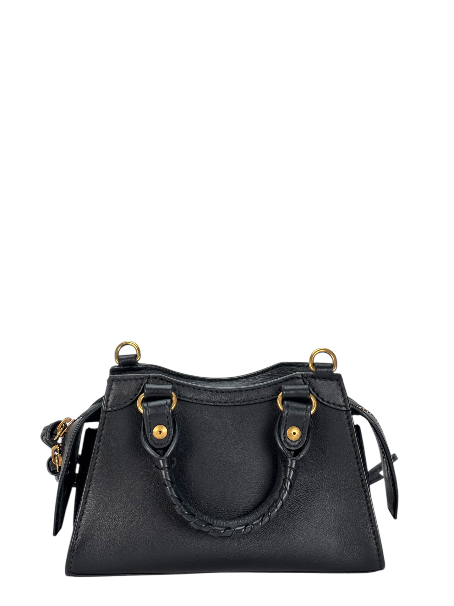 BALENCIAGA - Black Calfskin Neo Classic City Mini Bag