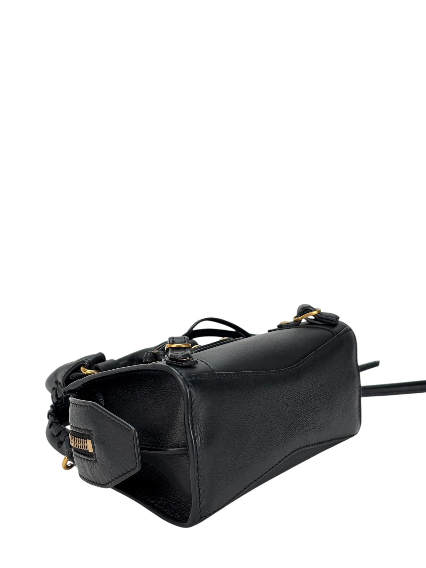 BALENCIAGA - Black Calfskin Neo Classic City Mini Bag