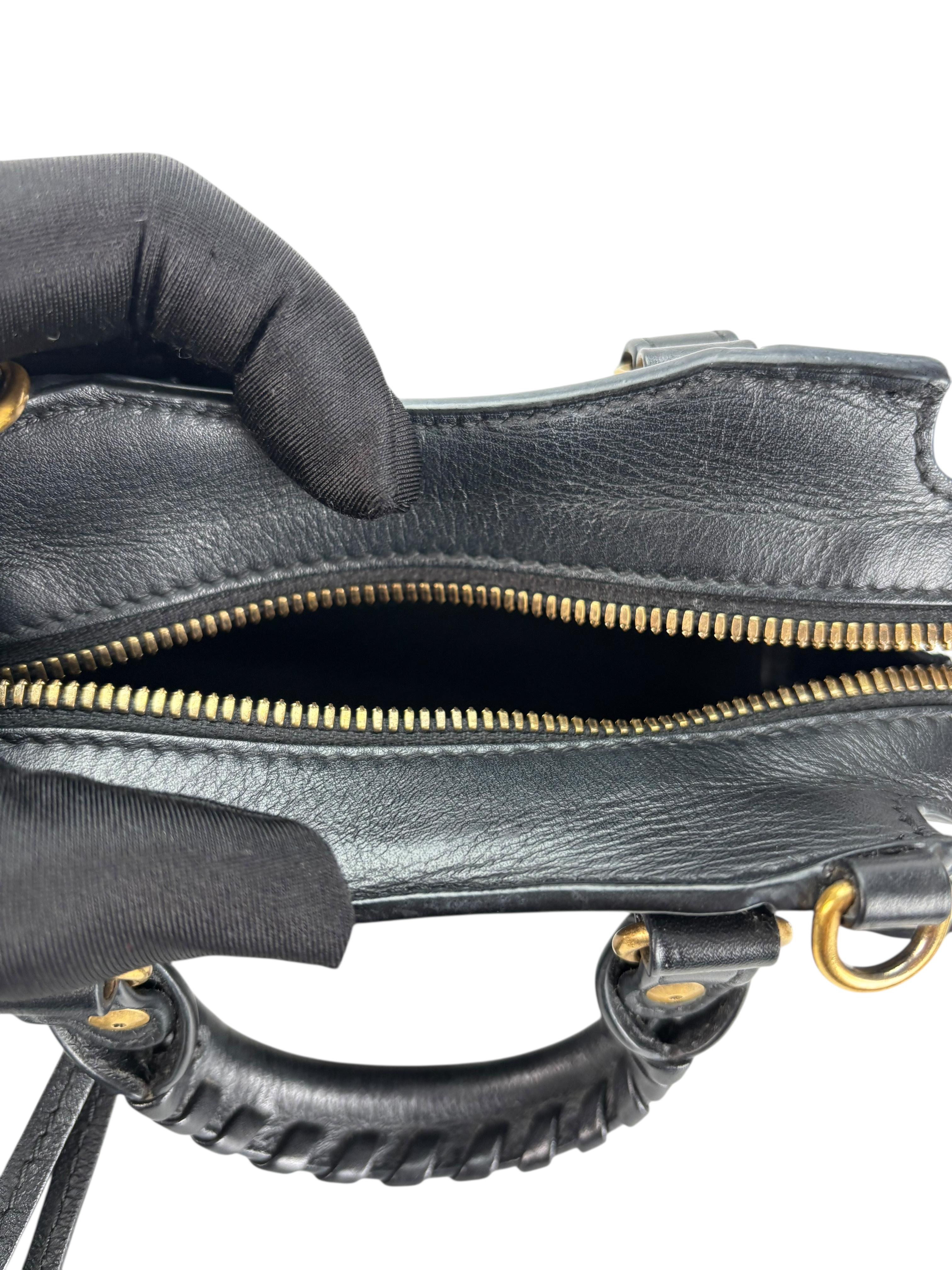 BALENCIAGA - Black Calfskin Neo Classic City Mini Bag