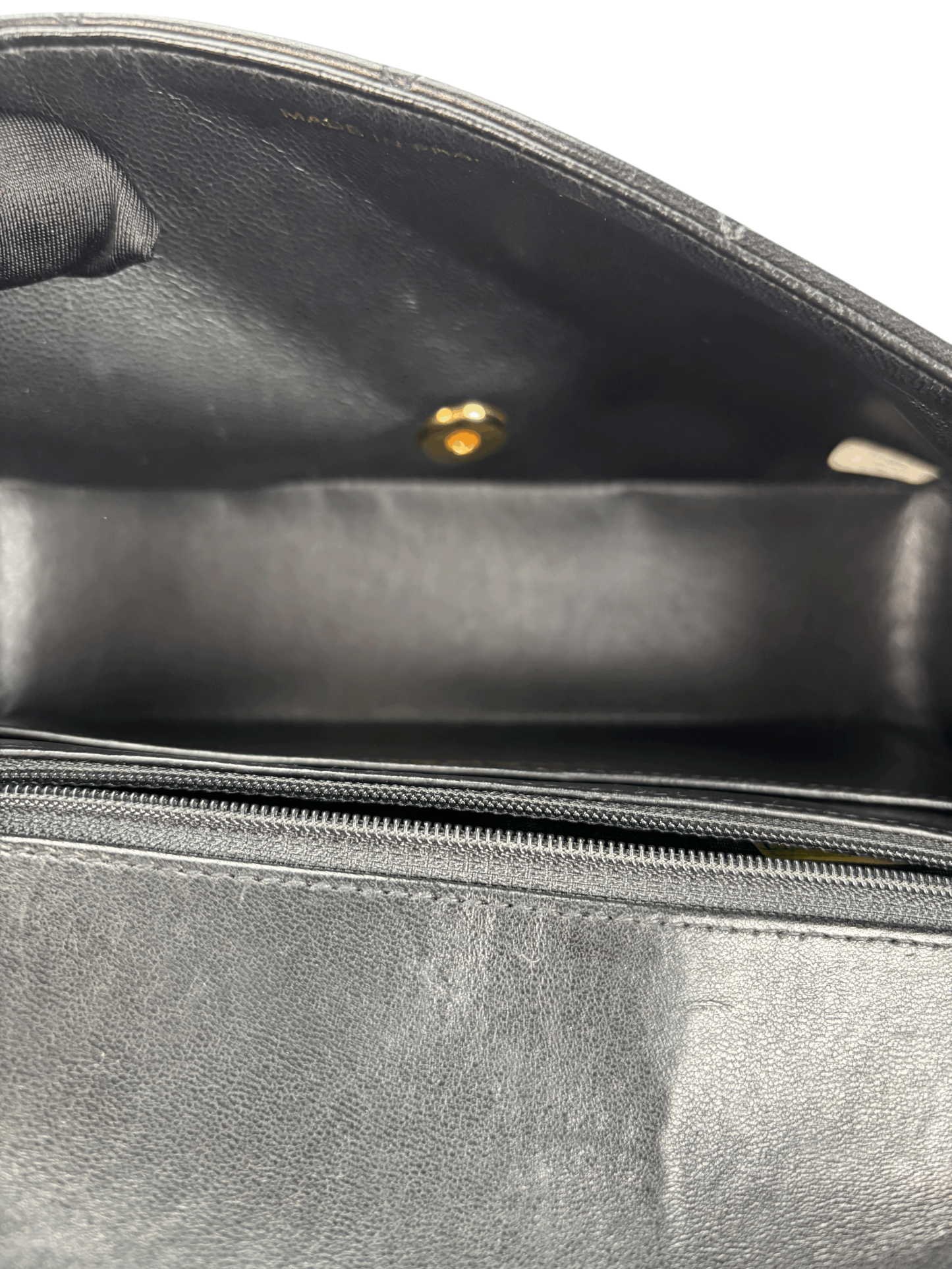 CHANEL - Black Lambskin Small Diana Shoulder Bag