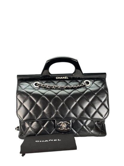 CHANEL ブラック キルティング ボディバッグ CHANEL ブラック キルティングバッグ - メルカリ