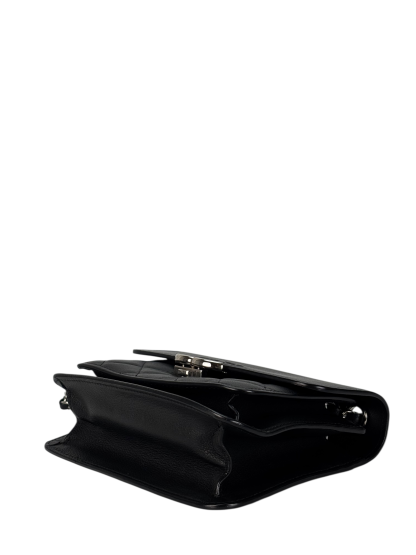 CHANEL - Black Calfskin Mini CC Box Flap Grained Bag