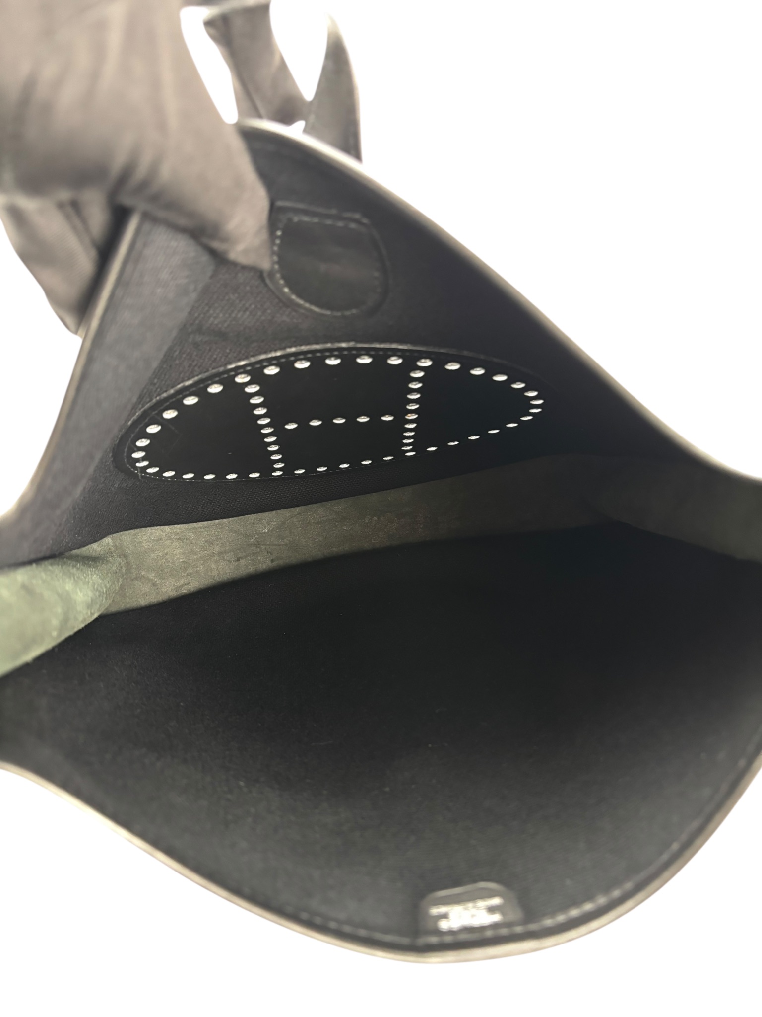 HERMES - Evelyne PM Evelyne 29 Canvas Palladium Hardware