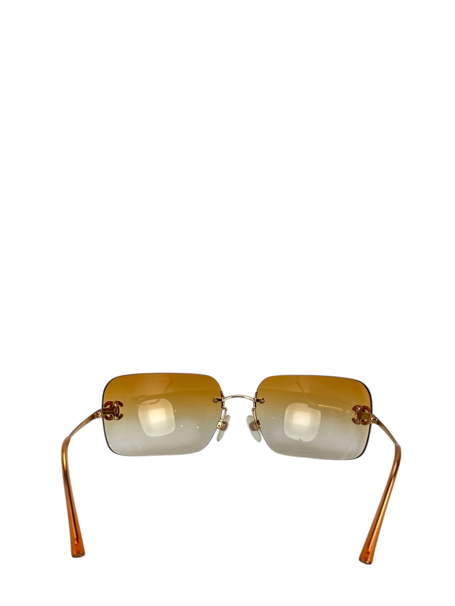 サングラス+メガネ Chanel Rimless Sunglasses Coco Logo Chanel Rimless Sunglasses Coco Logo, Stone Details, Used | eBay