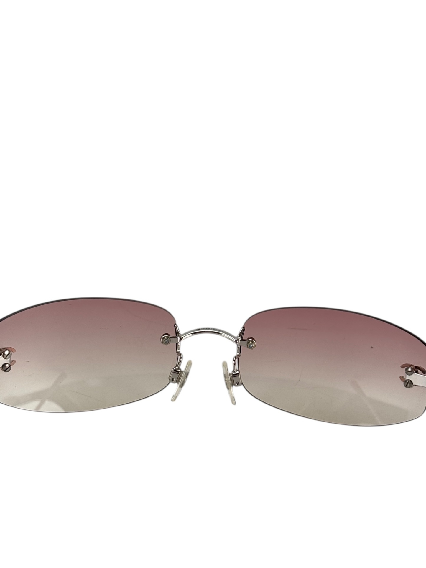 CHANEL - Sunglasses Gradient Purple Coco Mark Rimless 