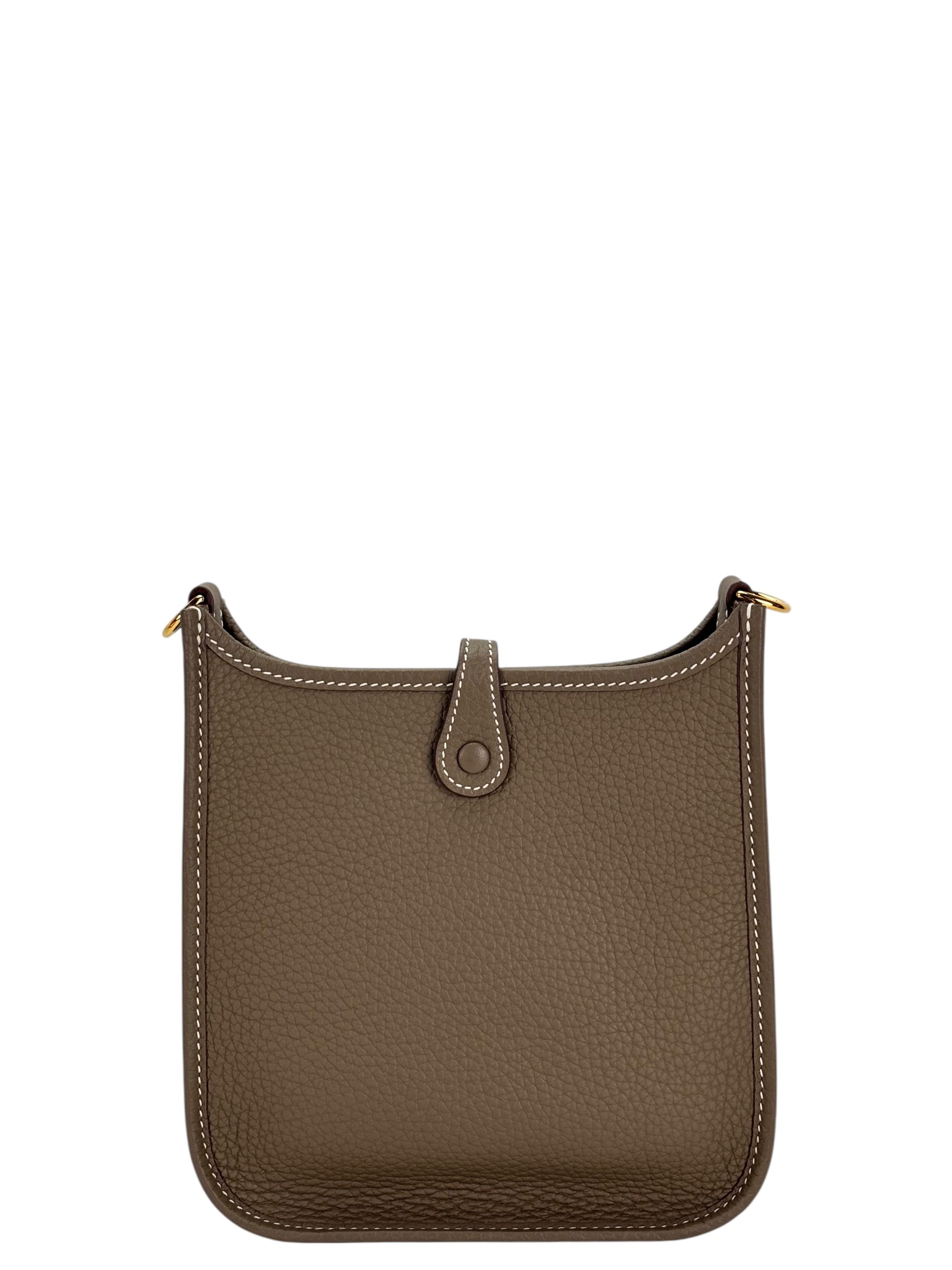 HERMES - Evelyne TPM Evelyne 16 TC Etoupe Gold Hardware