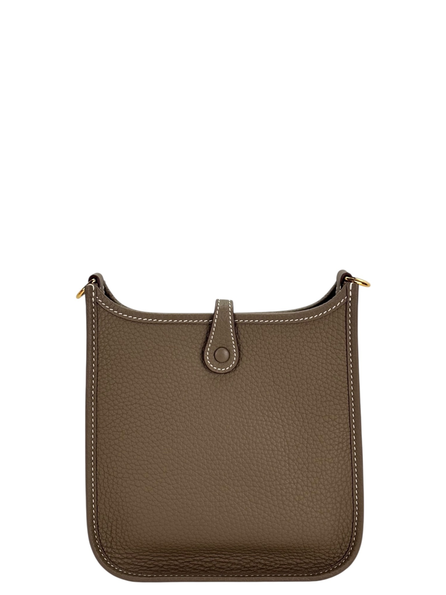 HERMES - Evelyne TPM Evelyne 16 TC Etoupe Gold Hardware