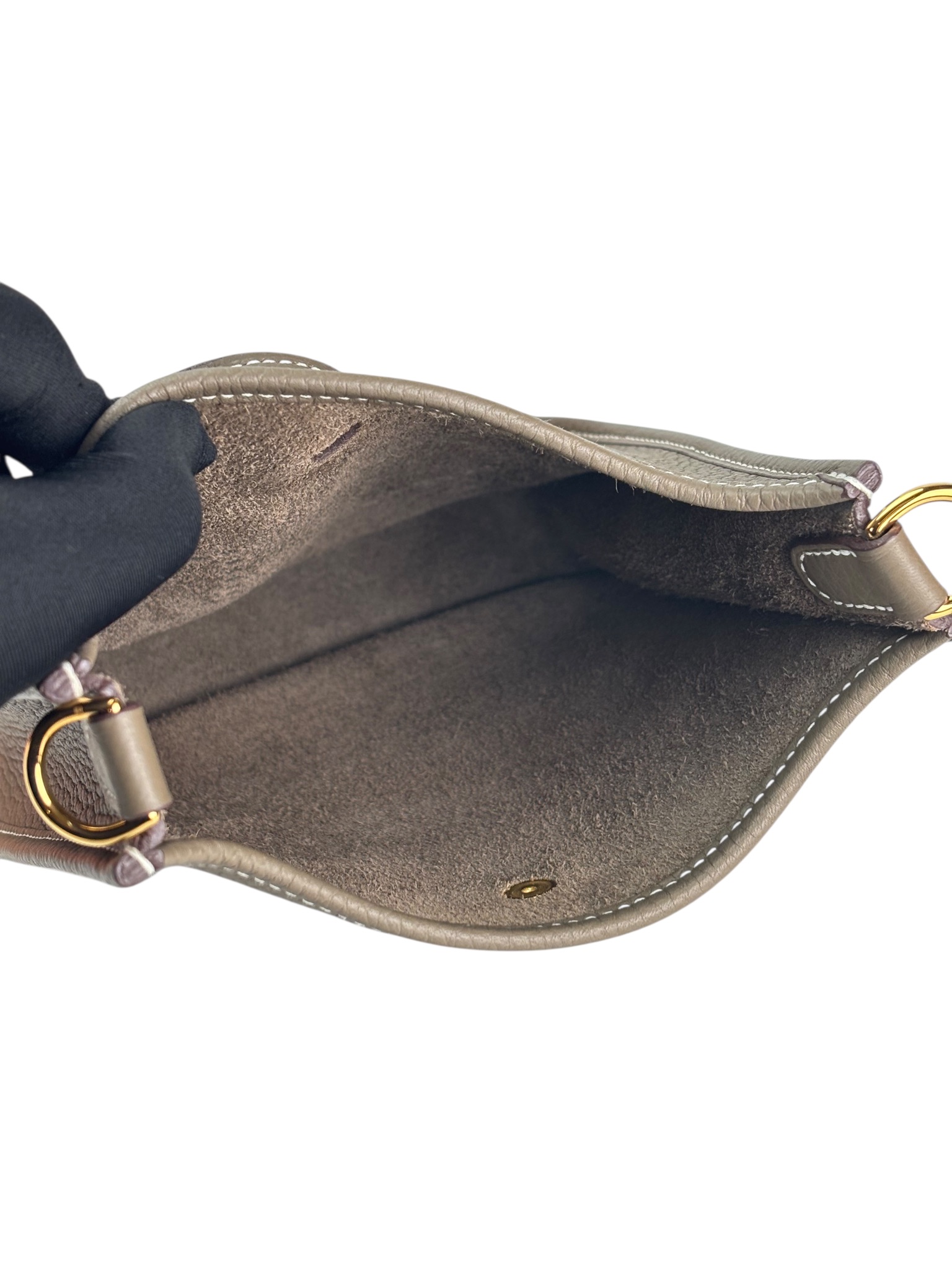 HERMES - Evelyne TPM Evelyne 16 TC Etoupe Gold Hardware