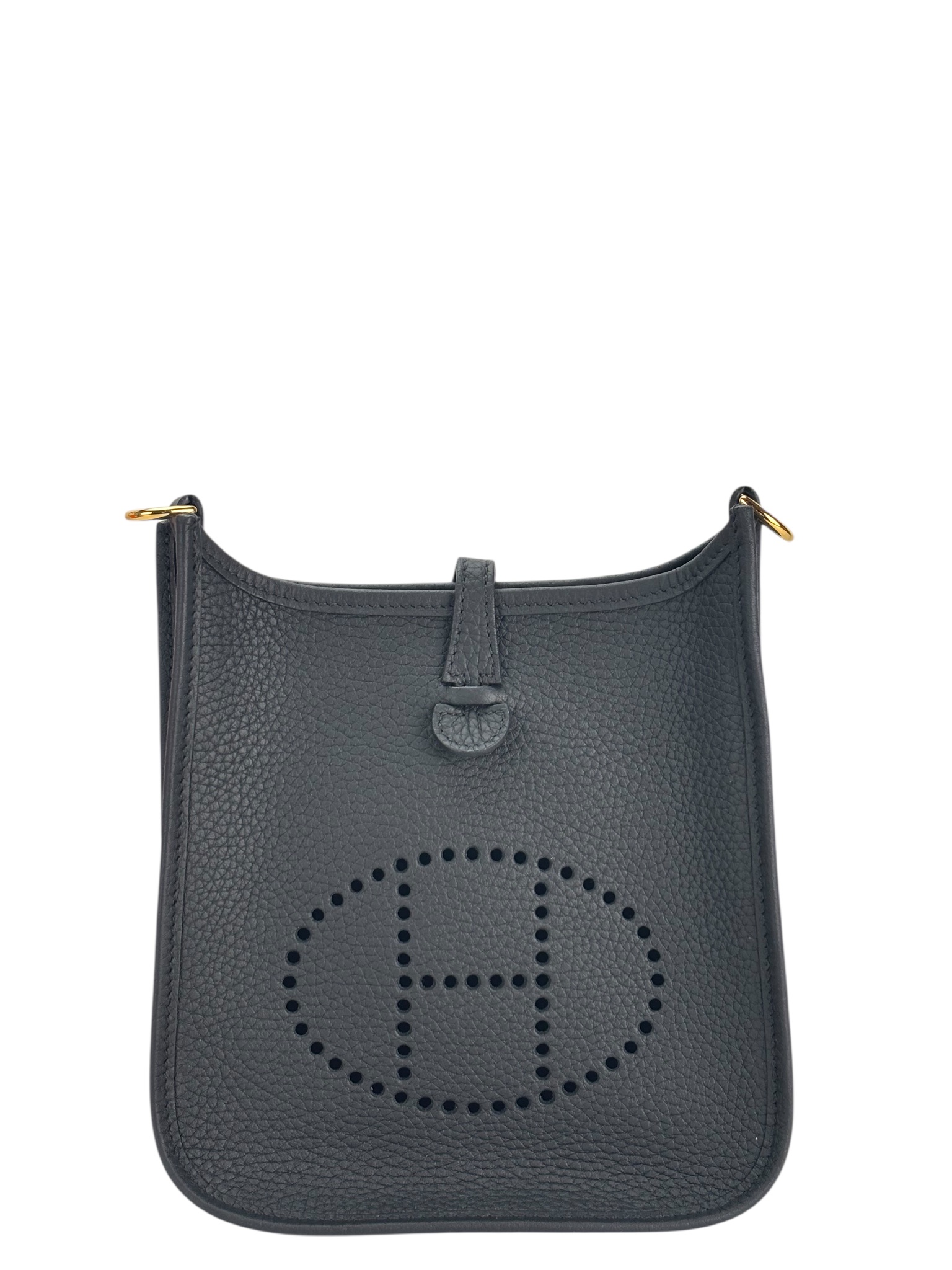 HERMES - Evelyne TPM Evelyne 16 Black Taurillon Clemence Palladium Hardware