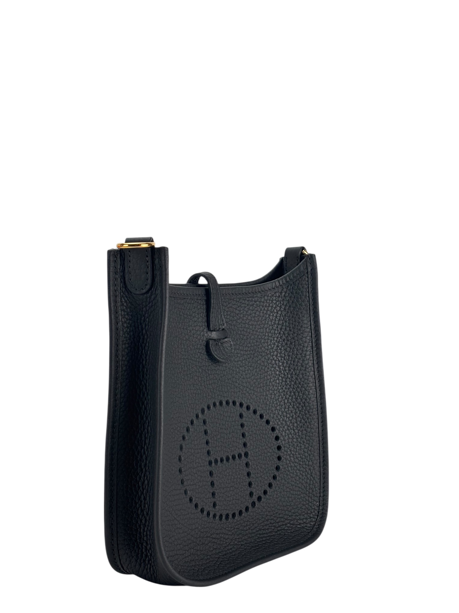 HERMES - Evelyne TPM Evelyne 16 Black Taurillon Clemence Palladium Hardware