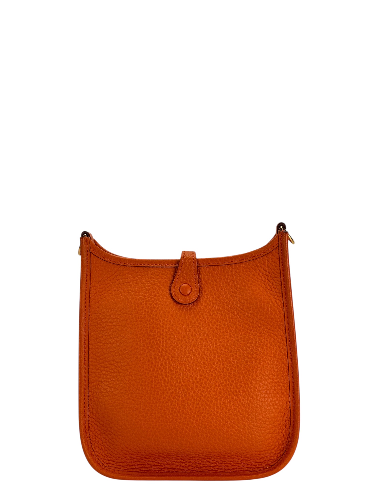 HERMES - Evelyne TPM Evelyne 16 Orange Gold Hardware