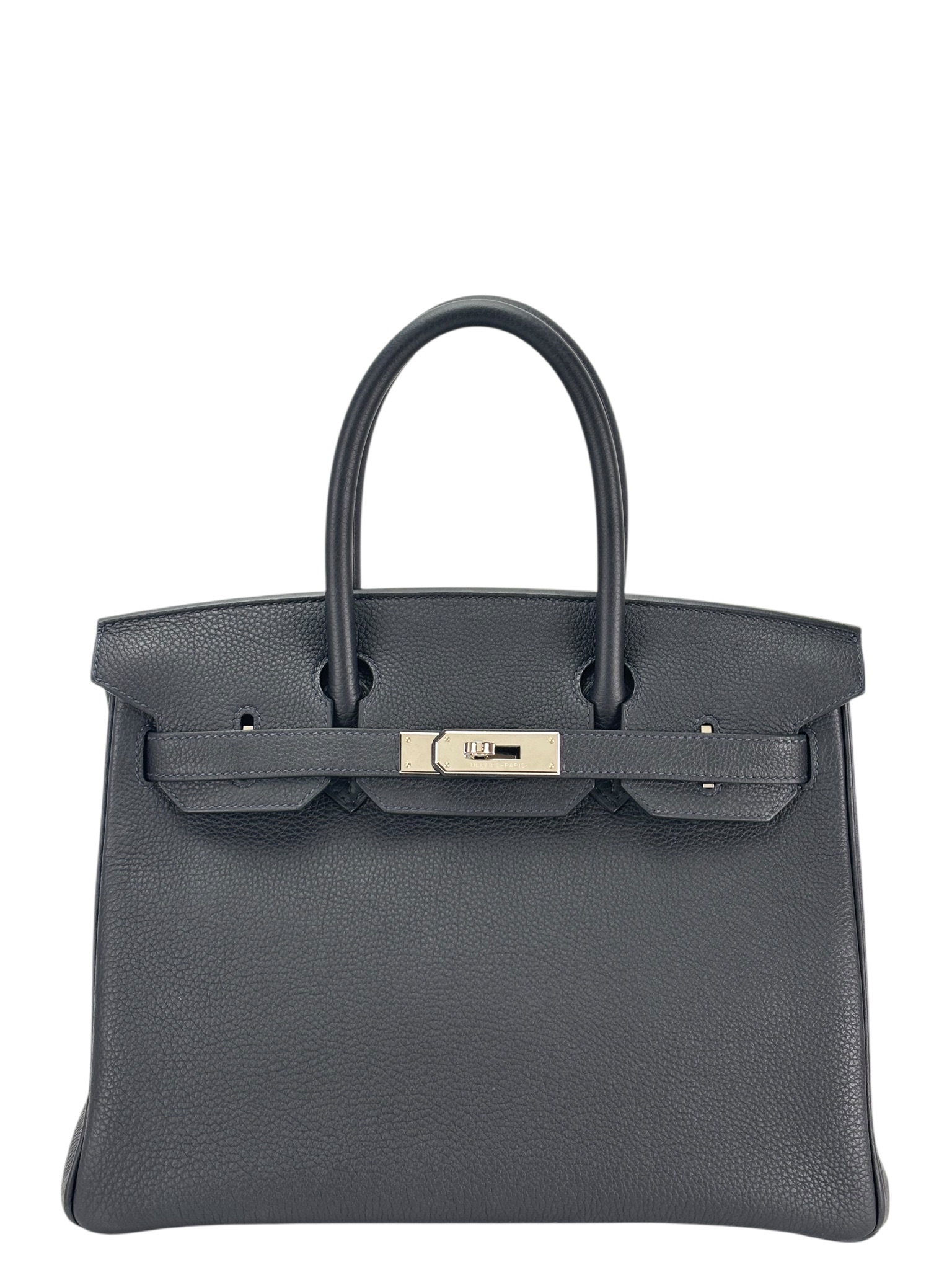 HERMES - Birkin 30 Caban Togo Palladium Hardware 