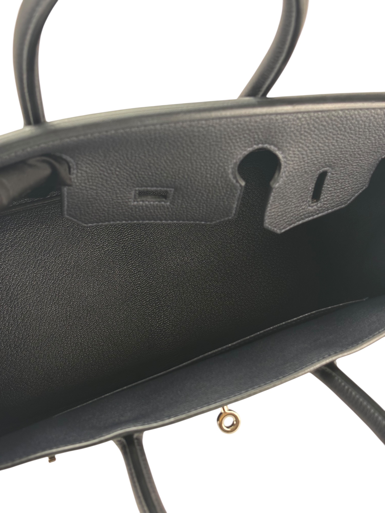 HERMES - Birkin 30 Caban Togo Palladium Hardware 