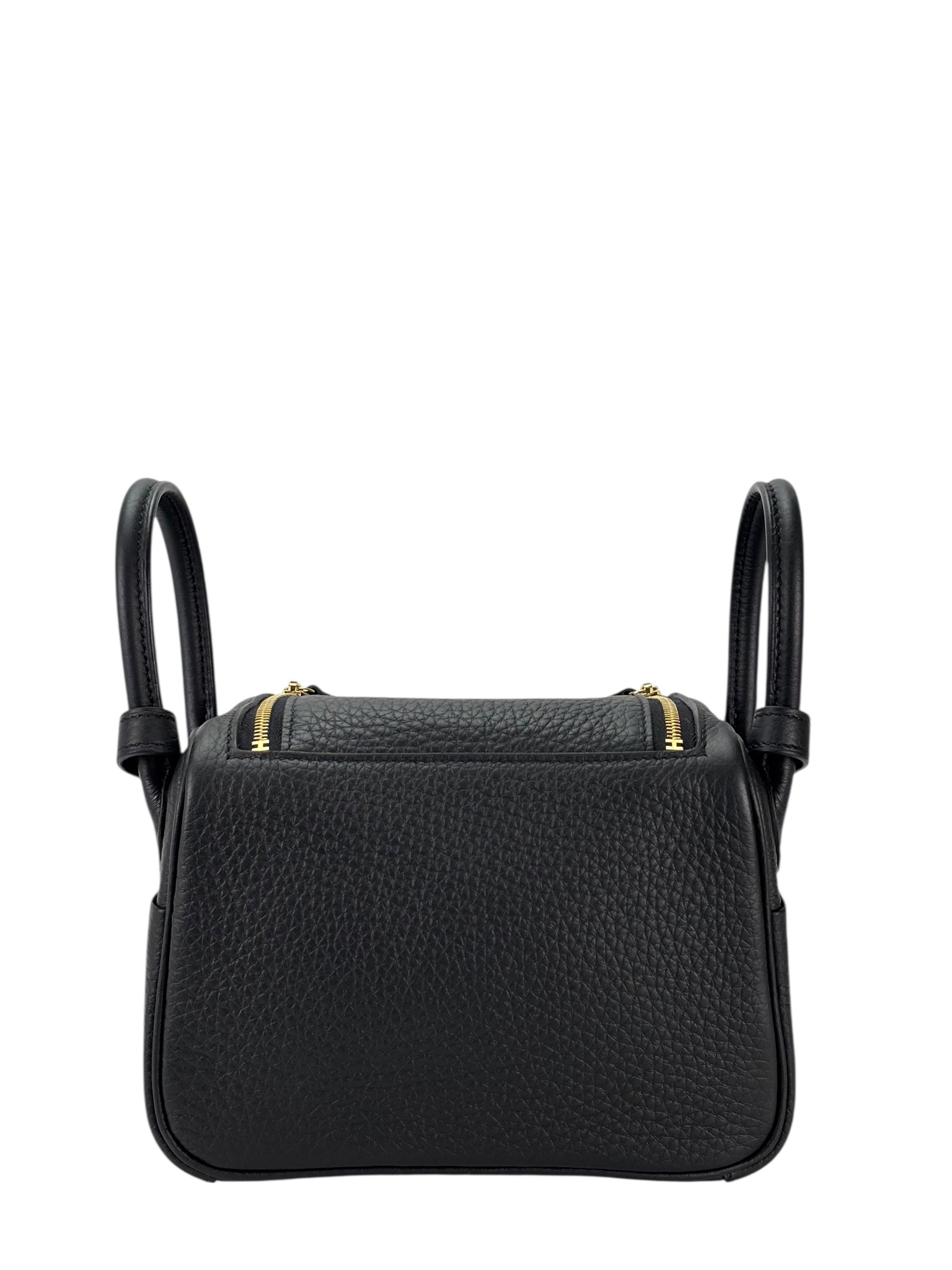 HERMES - Mini Lindy Black TC Gold Hardware 