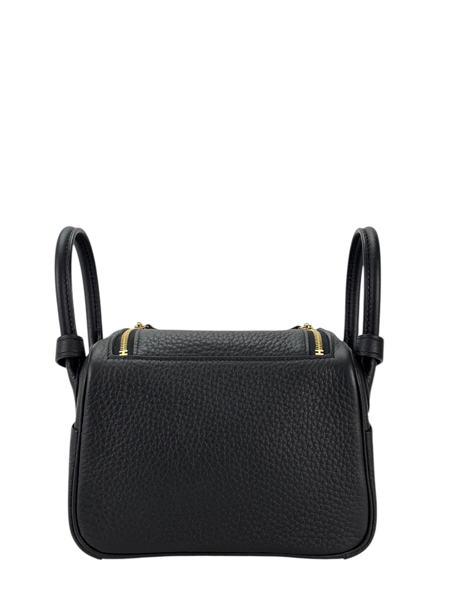 HERMES - Mini Lindy Black TC Gold Hardware 