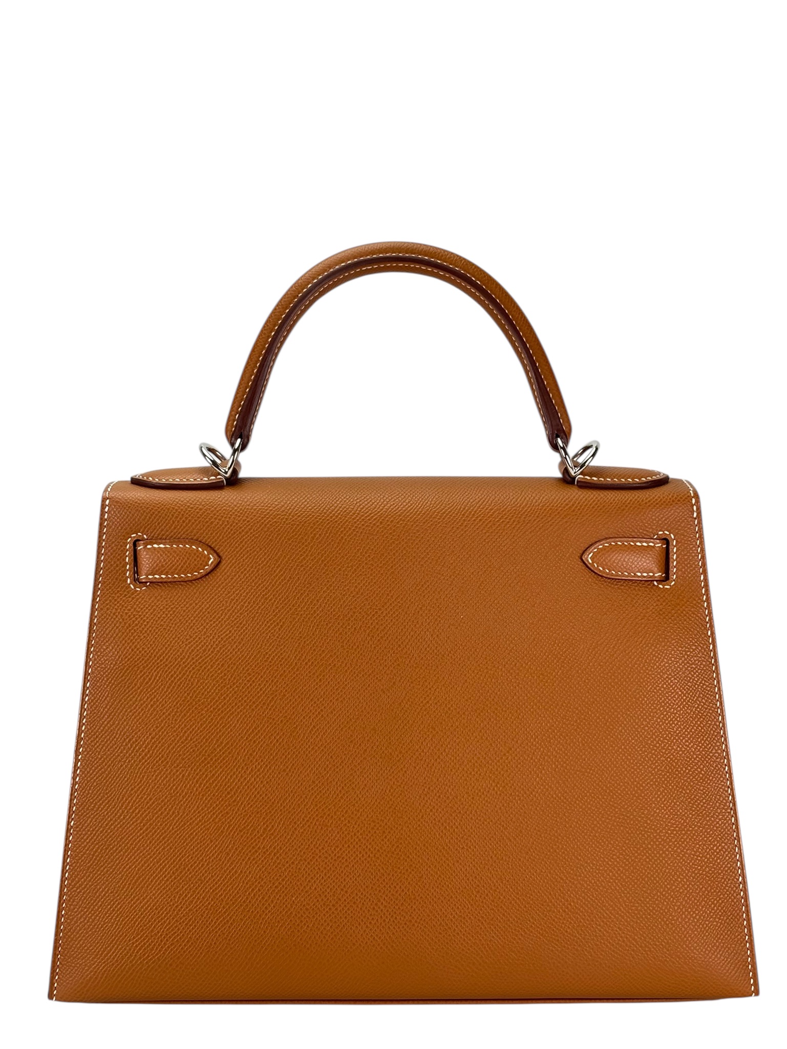 HERMES - Kelly 28 Gold Epsom Palladium Hardware