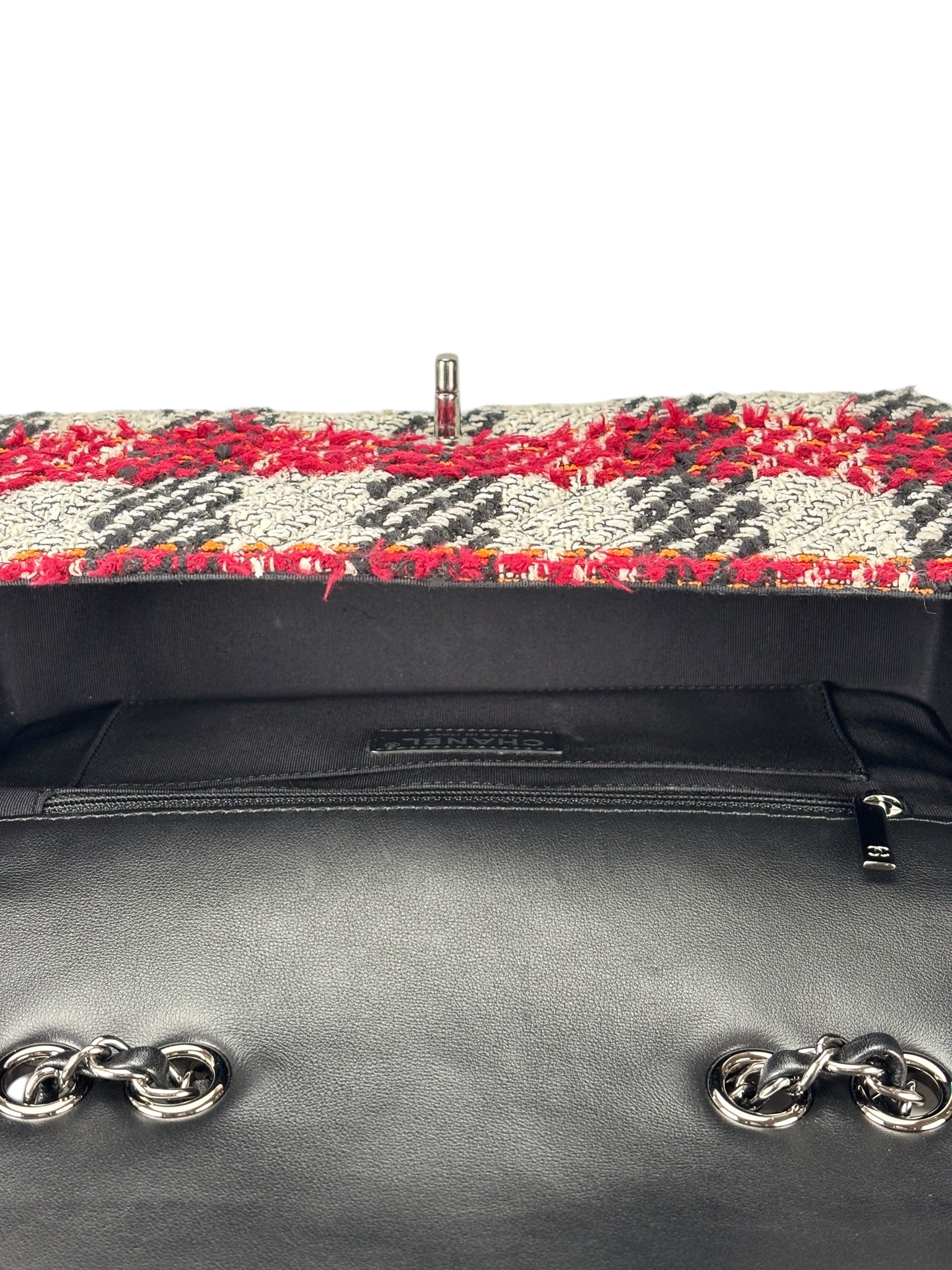 CHANEL - Multicolor Tweed Coco Corset Flap Dark Silver Hardware