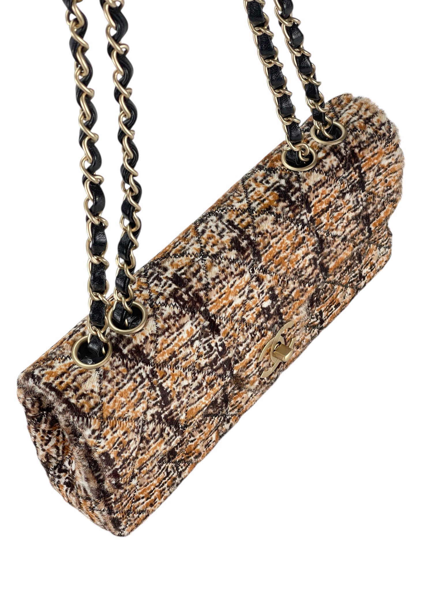 CHANEL - Multicolor Pony Hair Timeless Chanel Baguette Handbag