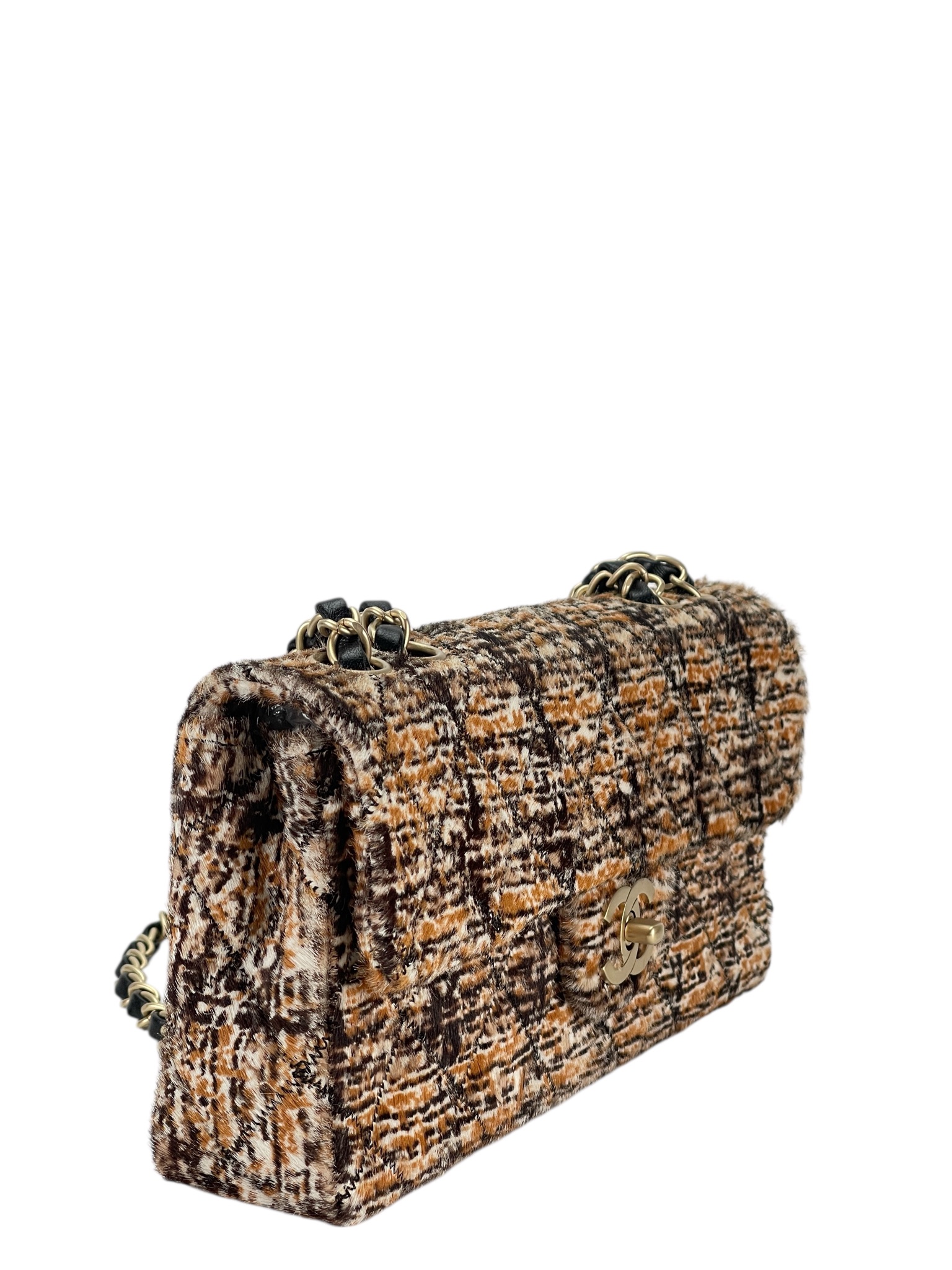 CHANEL - Multicolor Pony Hair Timeless Chanel Baguette Handbag