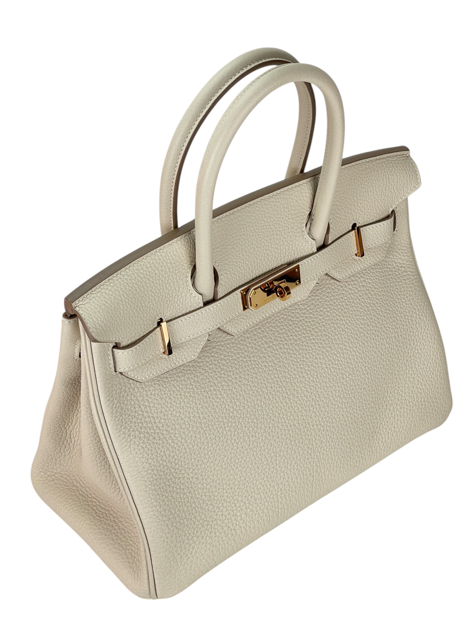 HERMES - Birkin 30 Craie Togo Gold Hardware 
