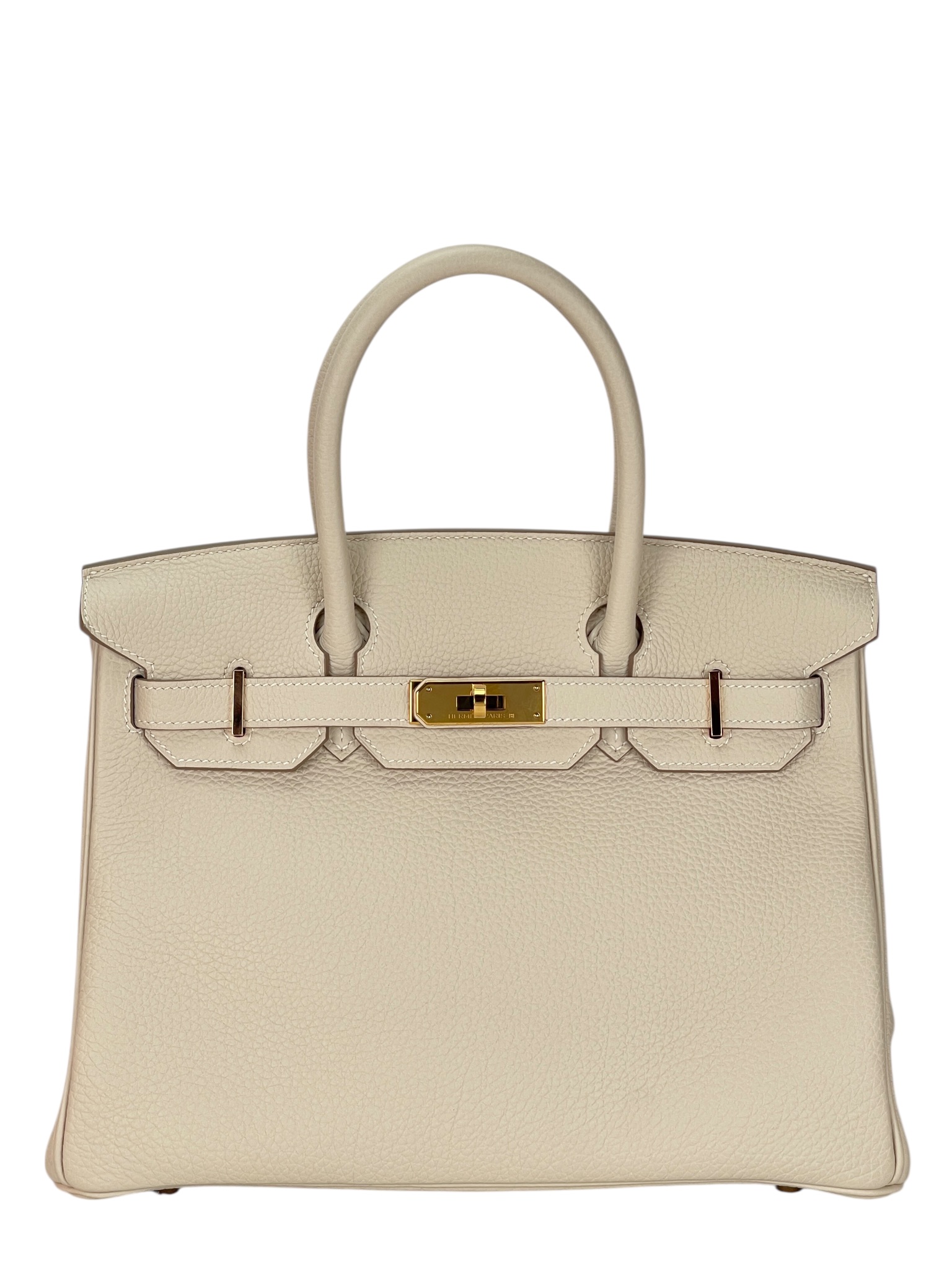 HERMES - Birkin 30 Craie Togo Gold Hardware 