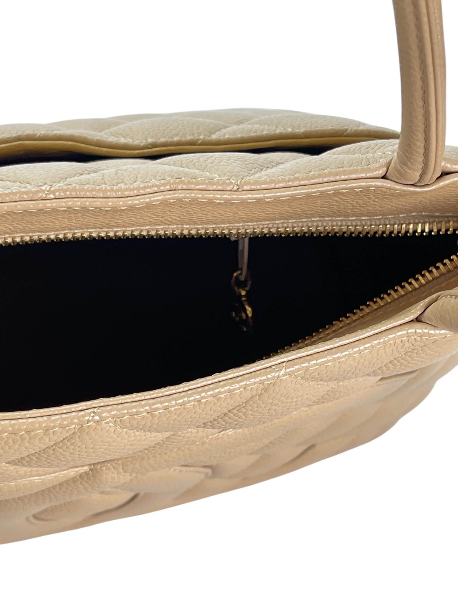 CHANEL - Beige Caviar Reprint Tote Bag 