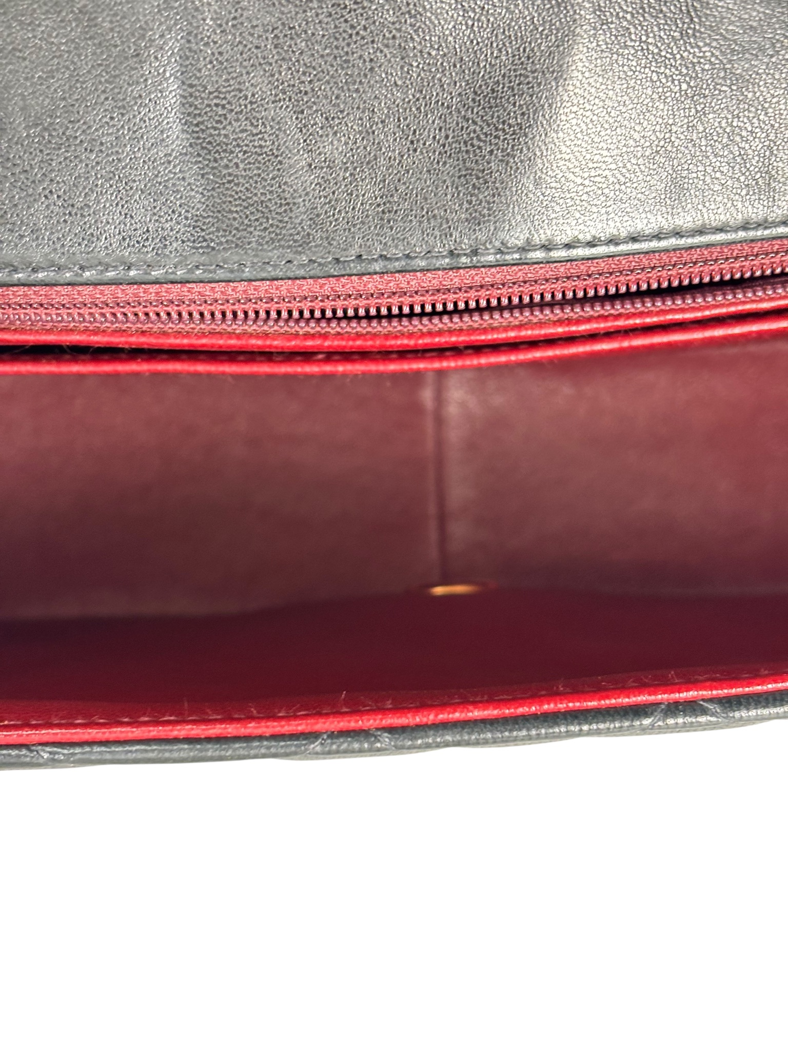 CHANEL - Black Lambskin Medium Diana Shoulder Bag