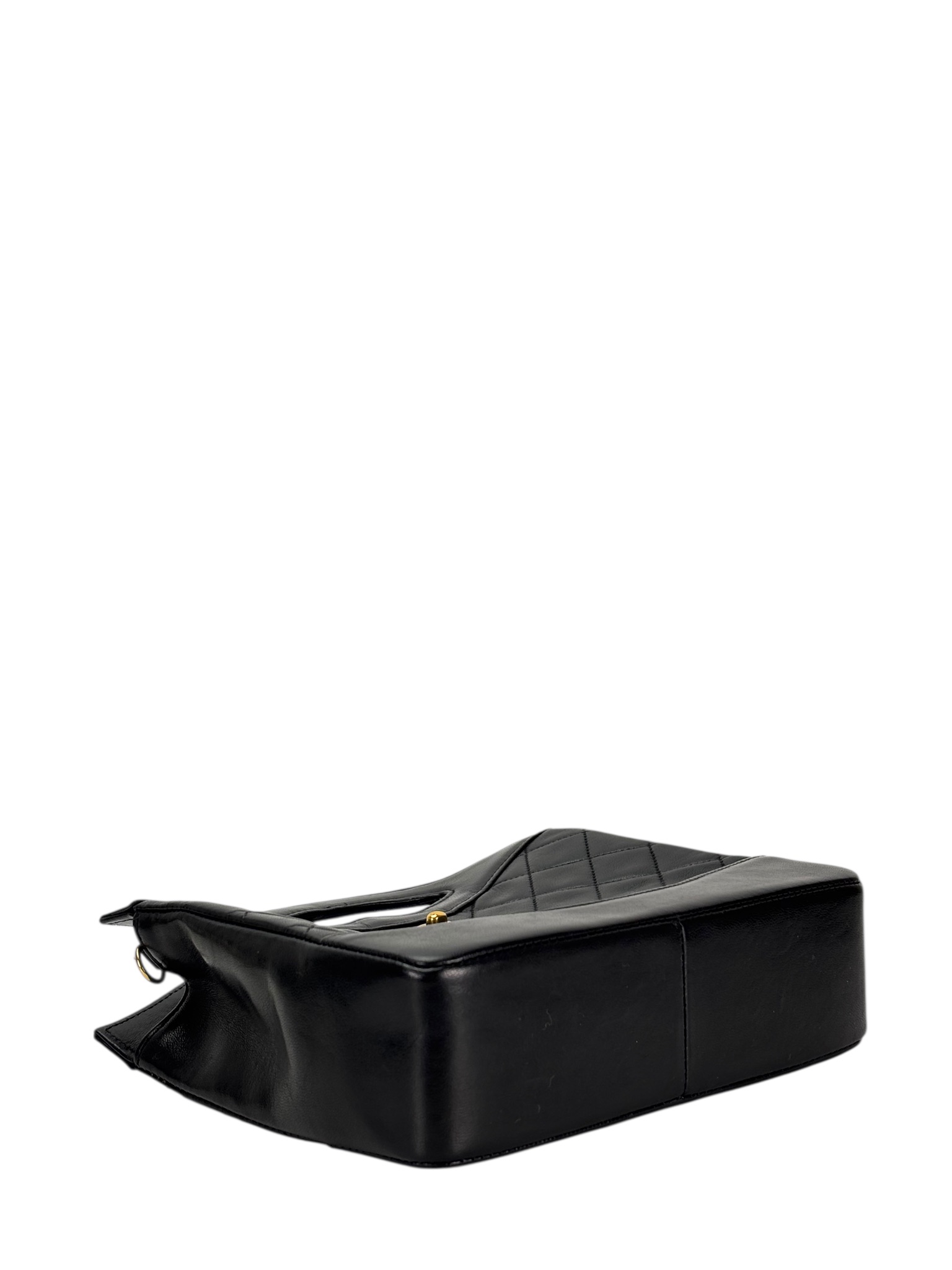 CHANEL - Small Shopping 31 Bag Black Lambskin Gold Hardware