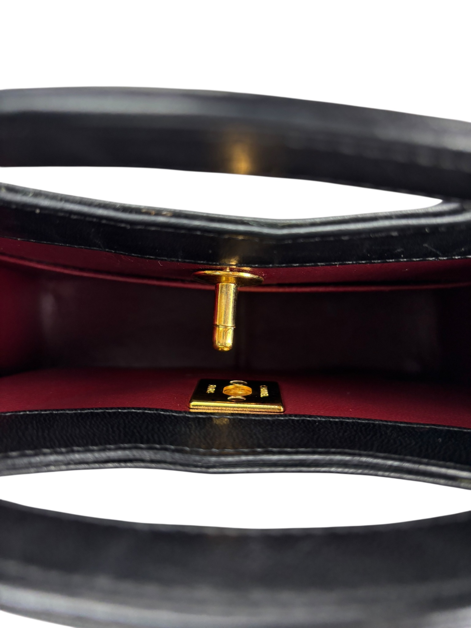 CHANEL - Small Shopping 31 Bag Black Lambskin Gold Hardware