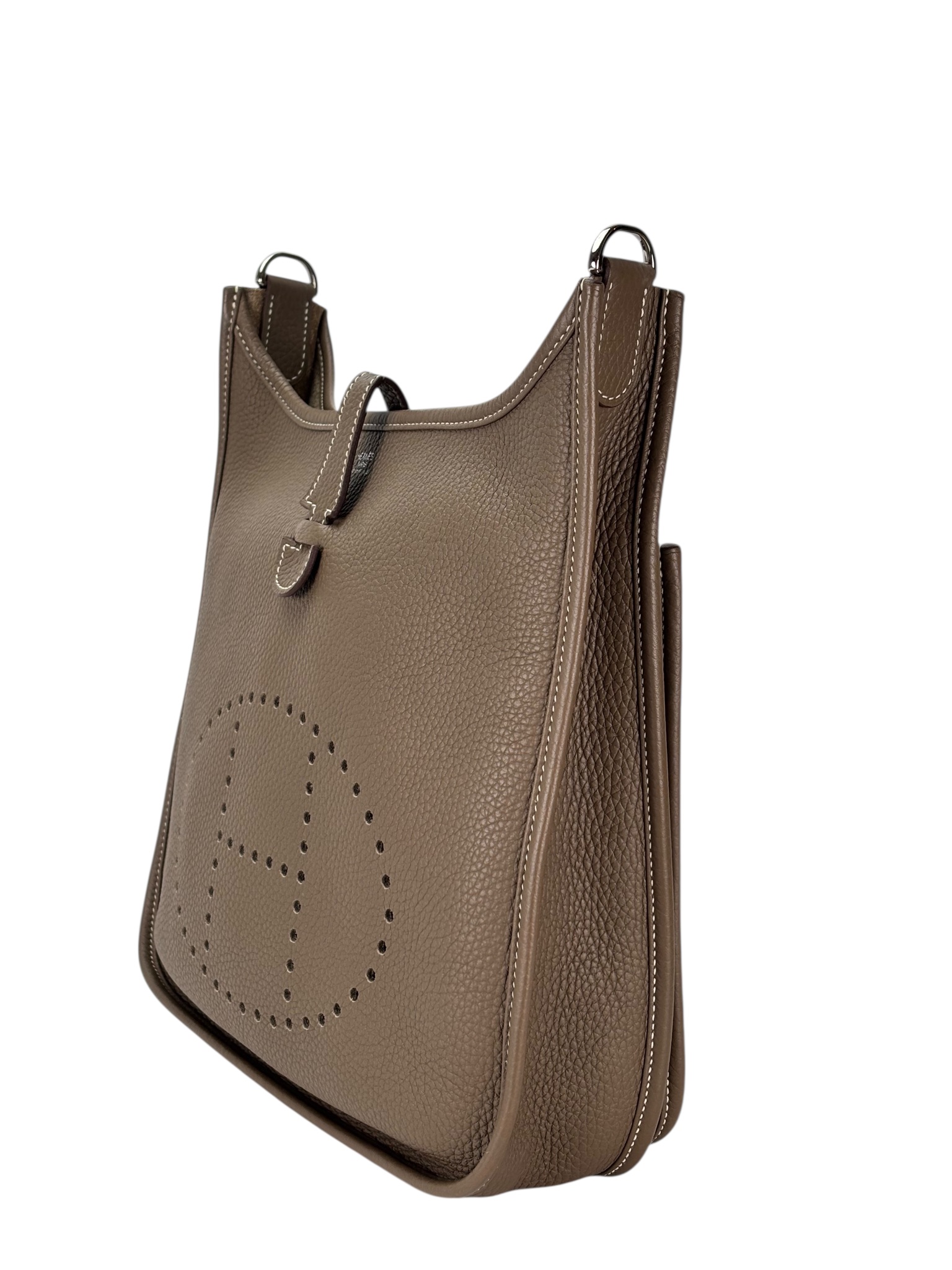 HERMES - Evelyne PM Evelyne 29 Etoupe Clemence Palladium Hardware