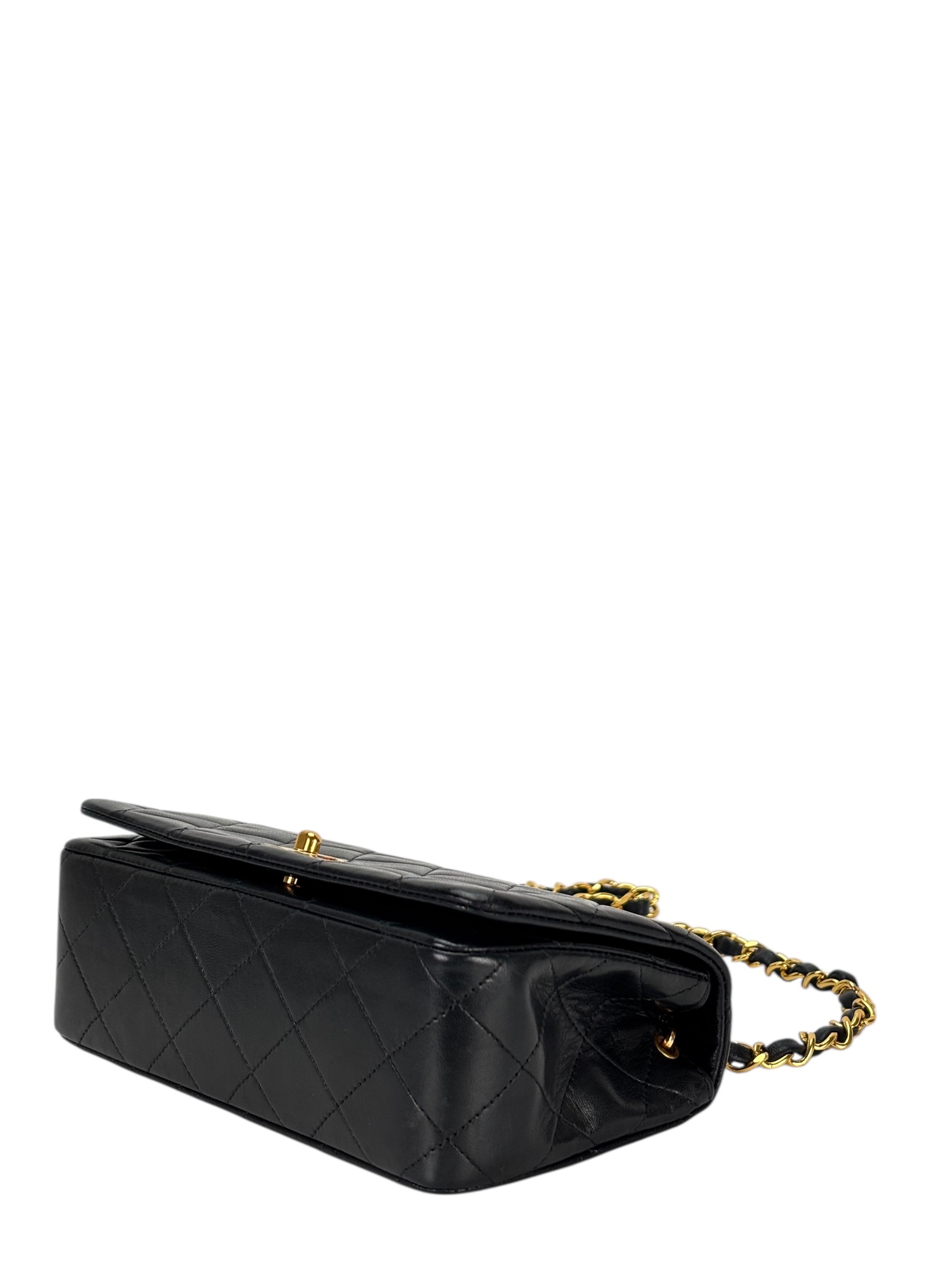 CHANEL - Lambskin Turnlock Small Full Flap Bag