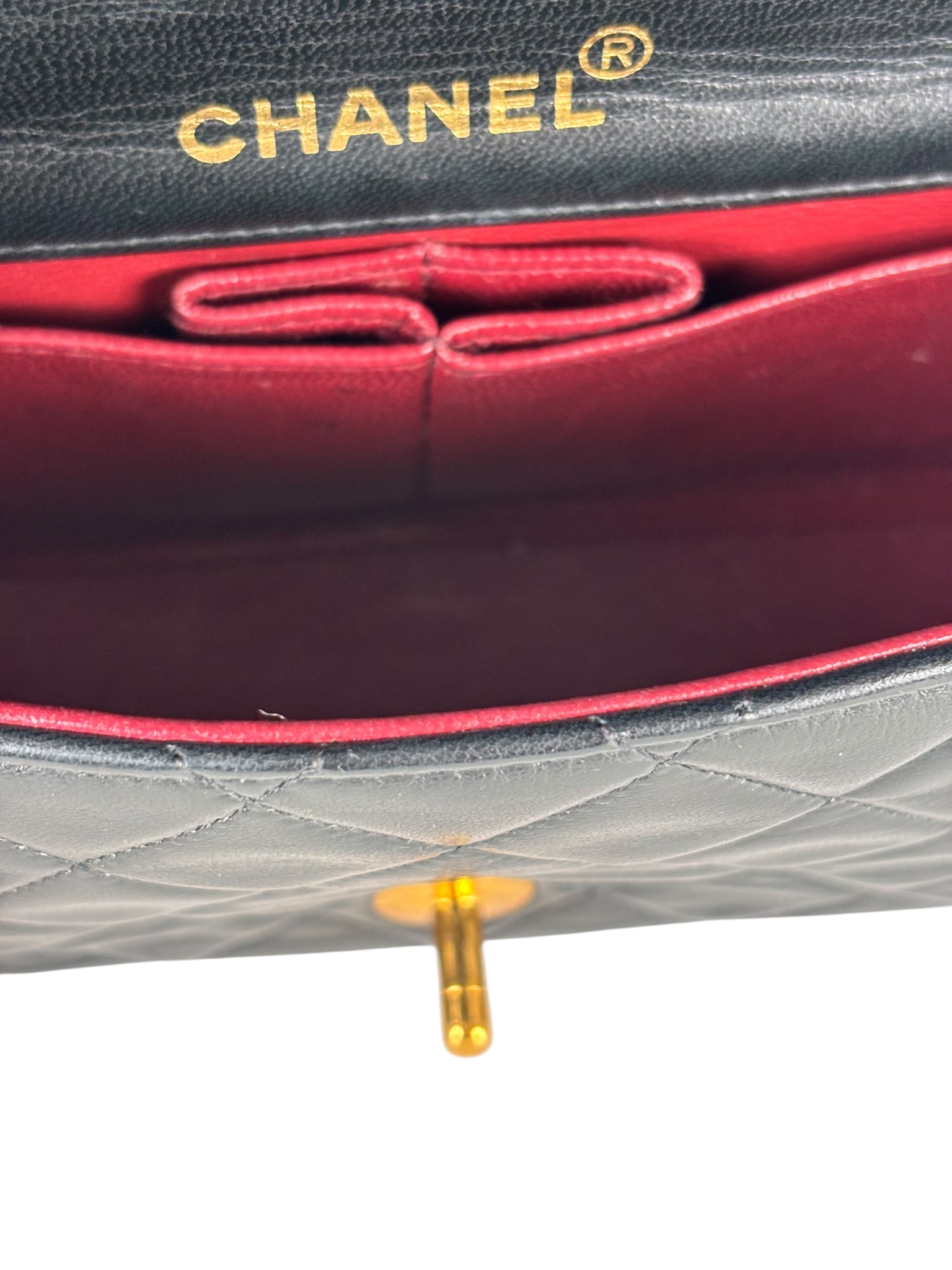 CHANEL - Lambskin Turnlock Small Full Flap Bag