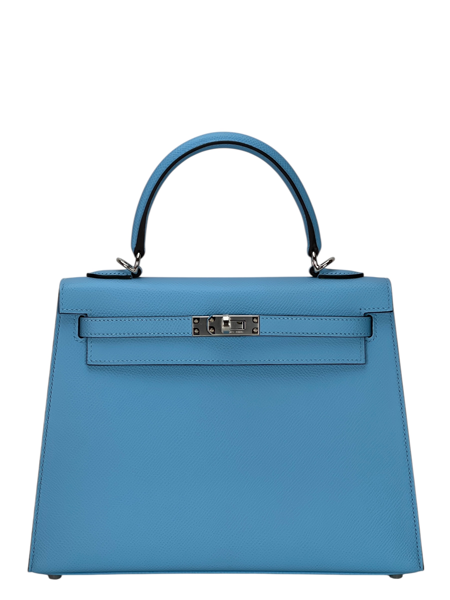 【1/20まで】HERMESカバック　ブルー　保存袋付き HERMES - Kelly 25 7N Blue Candy Epsom Palladium Hardware