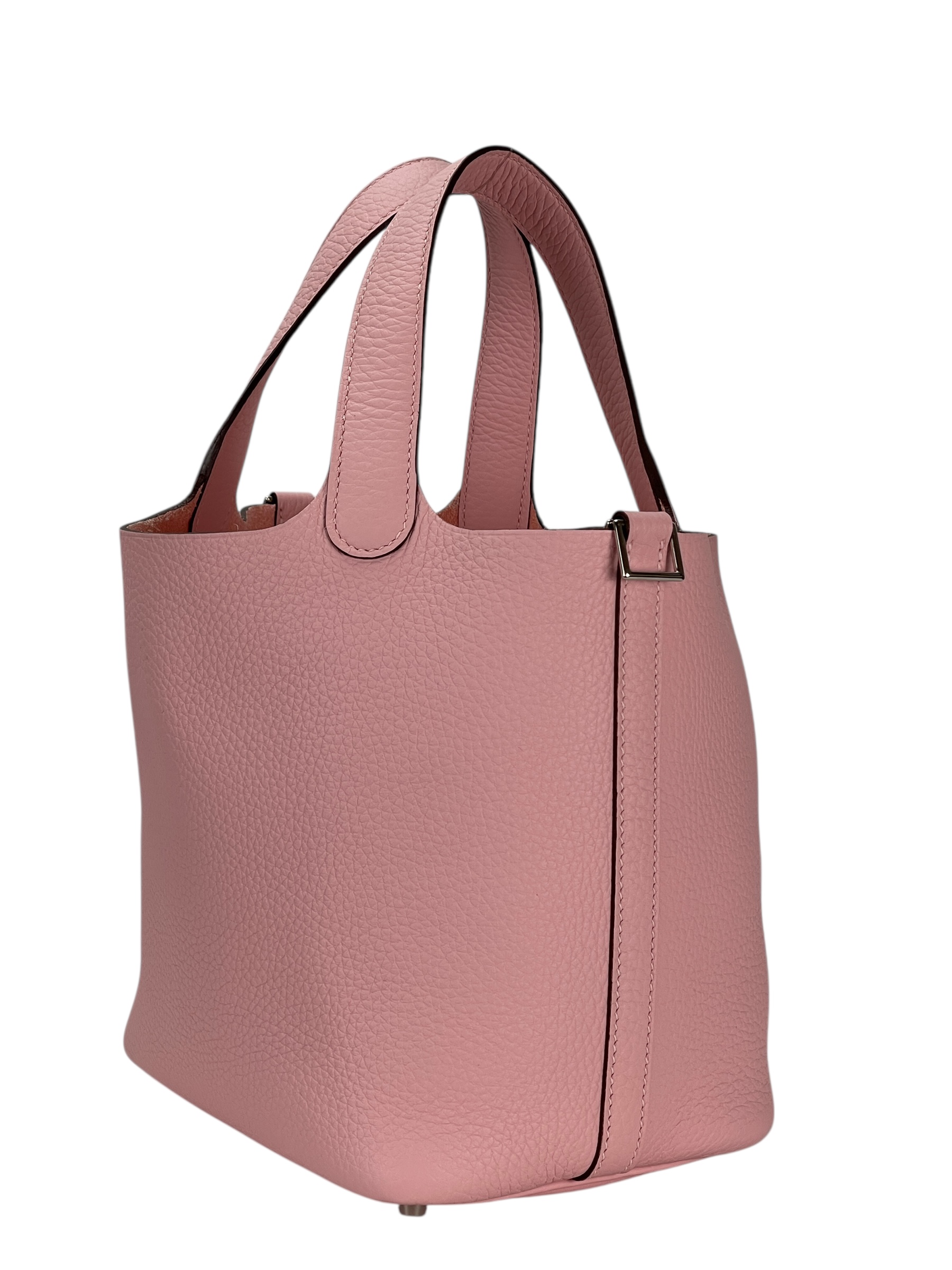 HERMES - Picotin PM Picotin 18 Sakura Pink TC Palladium Hardware