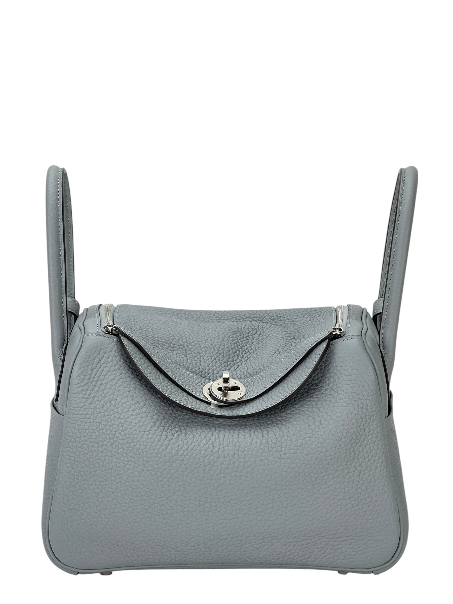 HERMES - Lindy 26 TC Puppet Grey Palladium Hardware