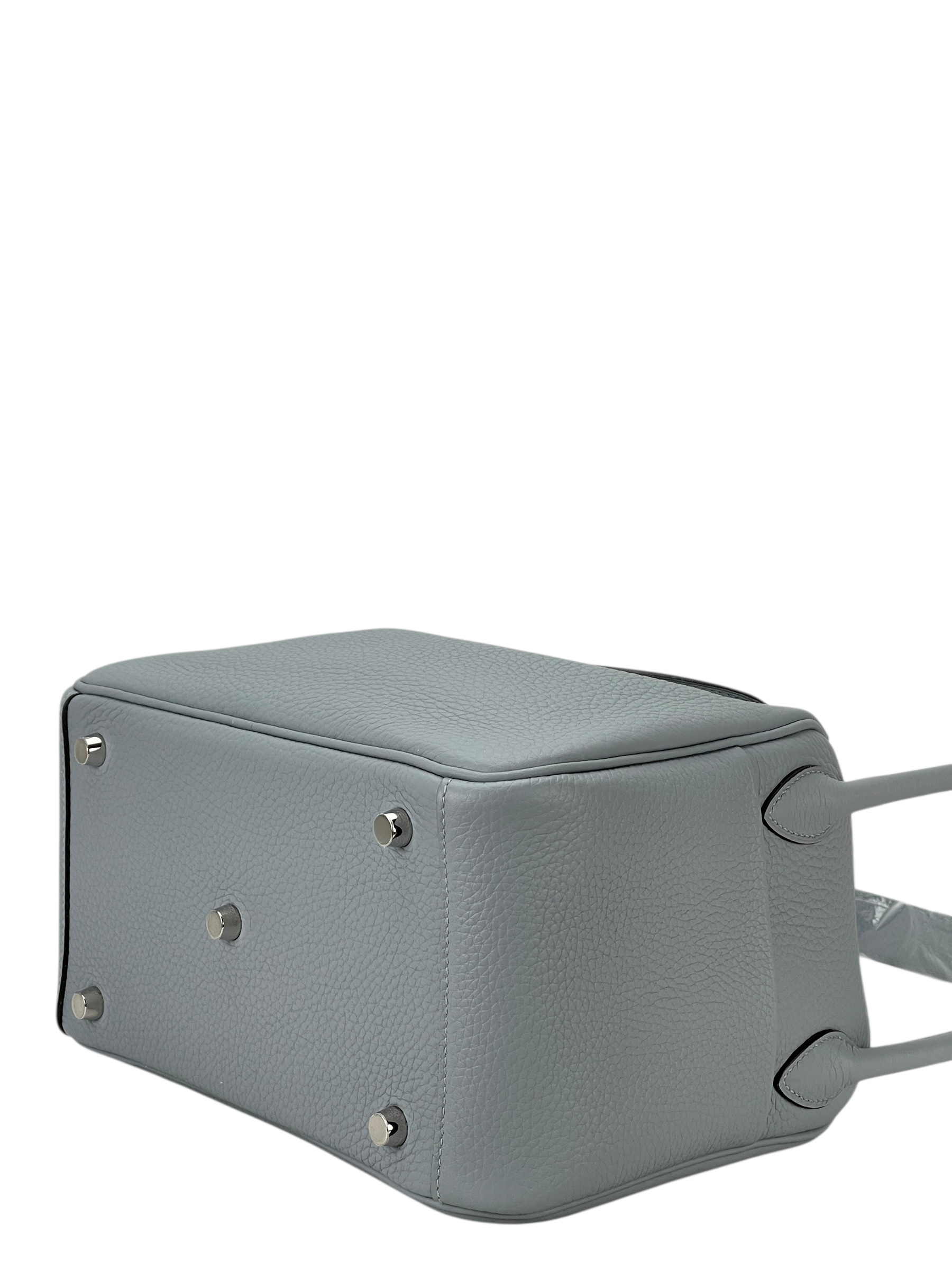 HERMES - Lindy 26 TC Puppet Grey Palladium Hardware