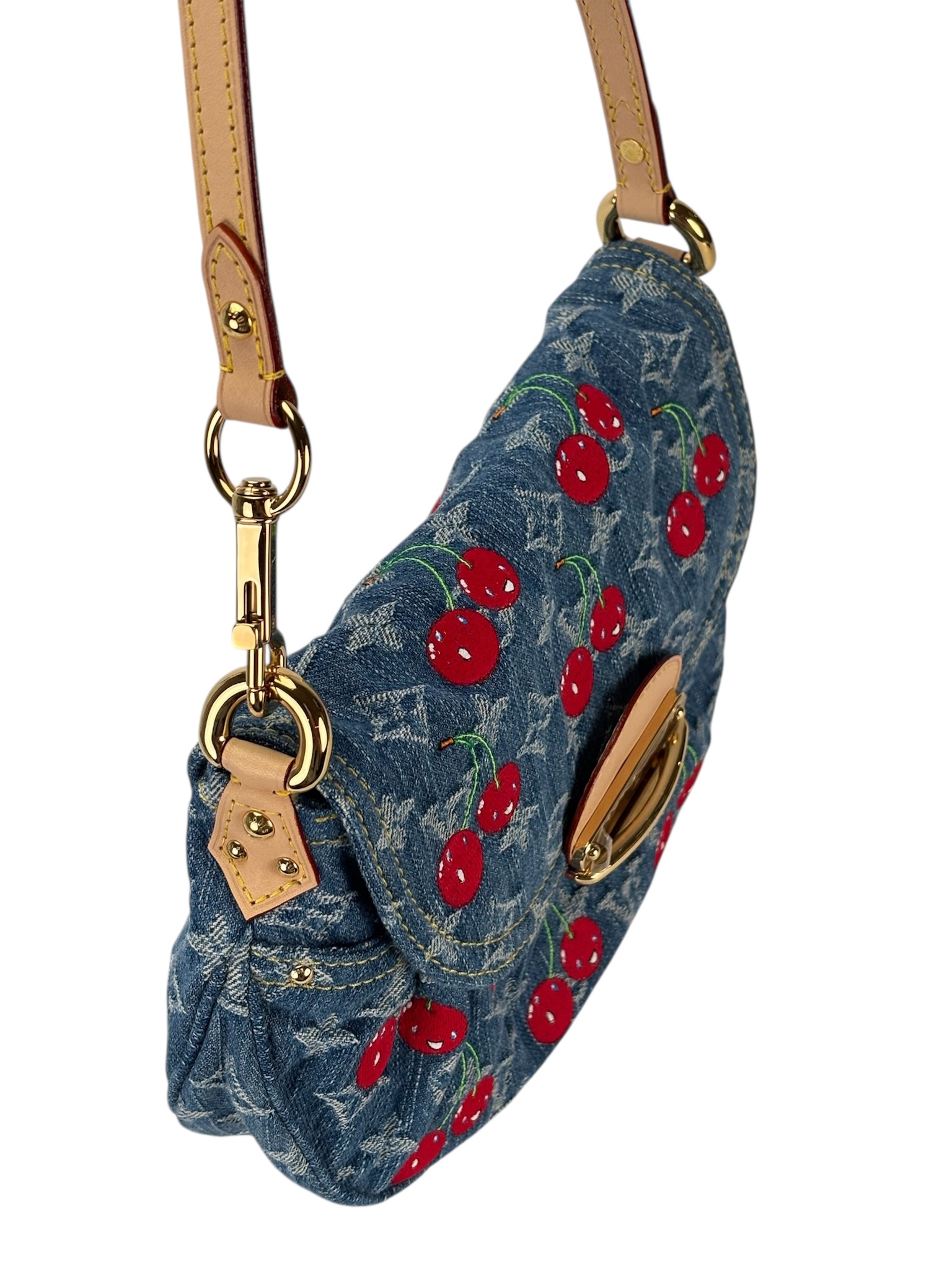 LOUIS VUITTON - LV x TM Monogram Denim Cherry Sunset Bag