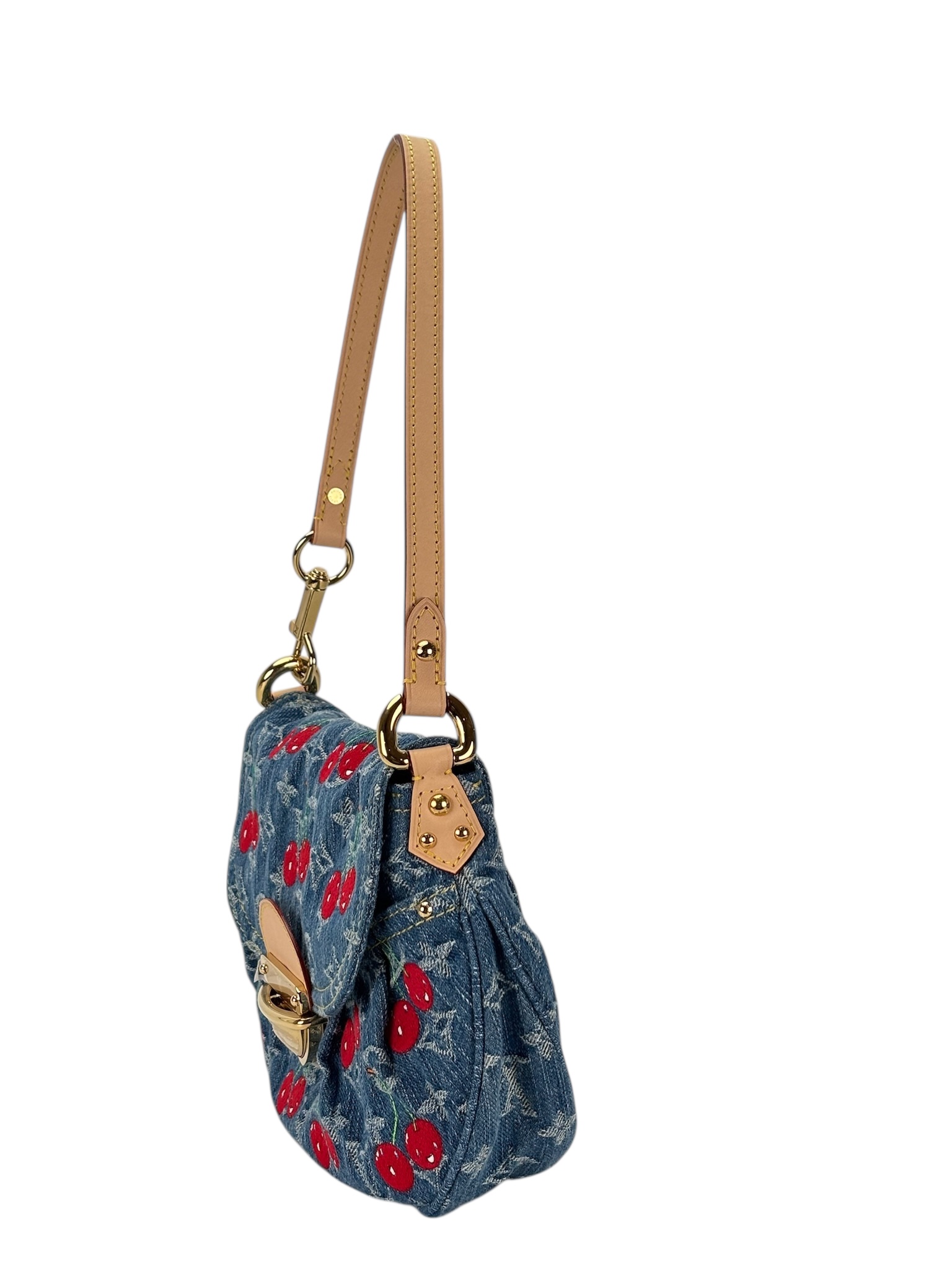 LOUIS VUITTON - LV x TM Monogram Denim Cherry Sunset Bag